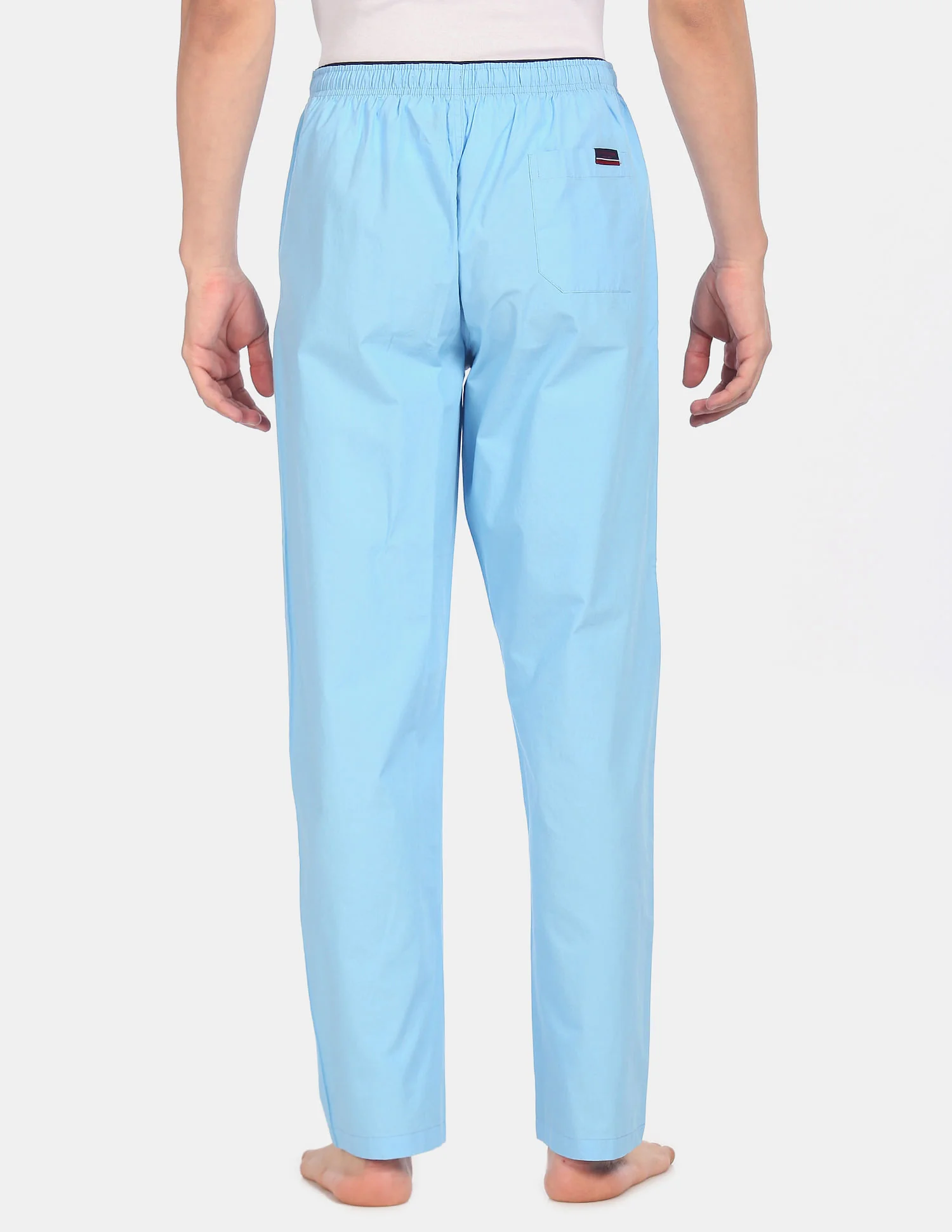 Comfort Fit Solid Cotton I690 Lounge Pants - Pack Of 1 - Image 4