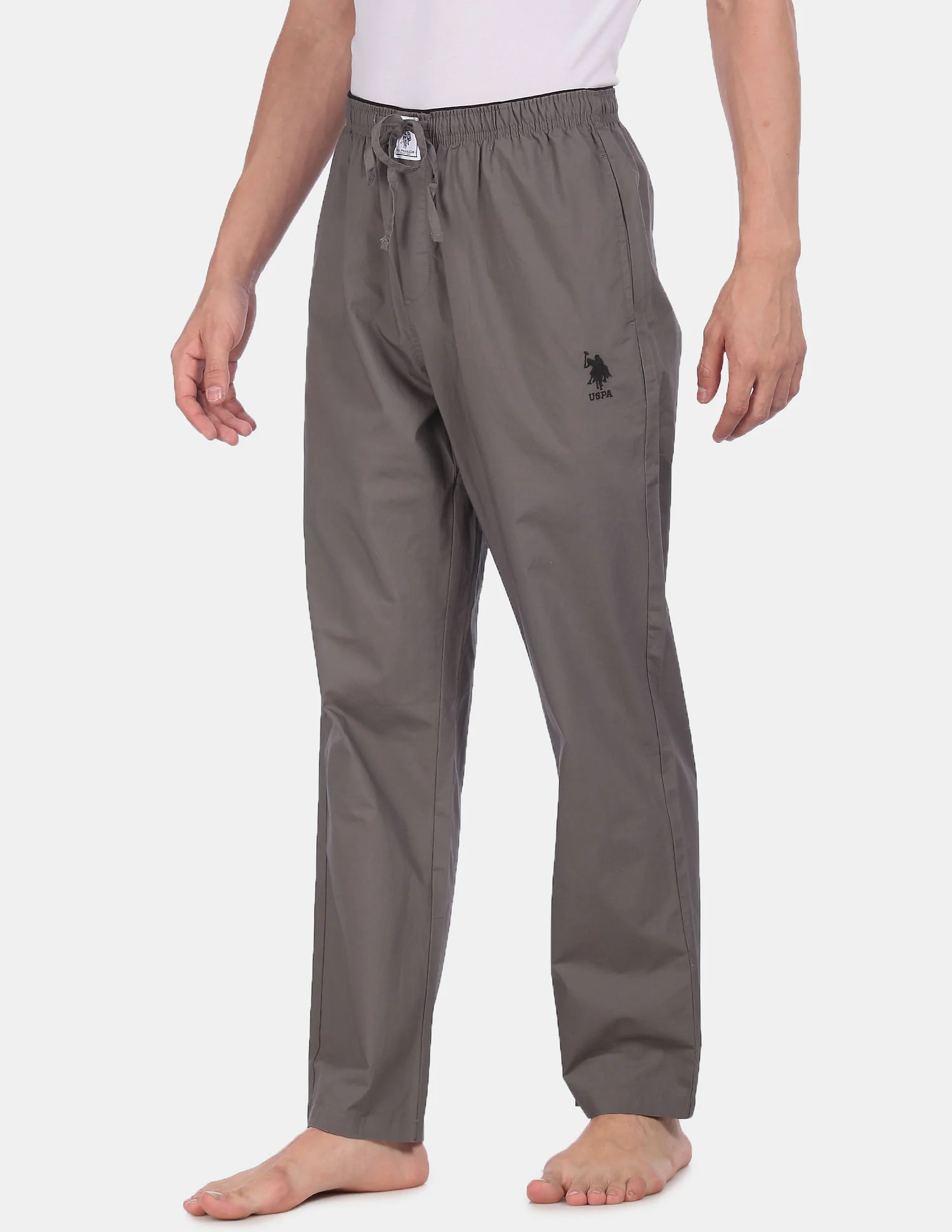 Comfort Fit Solid Cotton I690 Lounge Pants - Pack Of 1 - Image 3