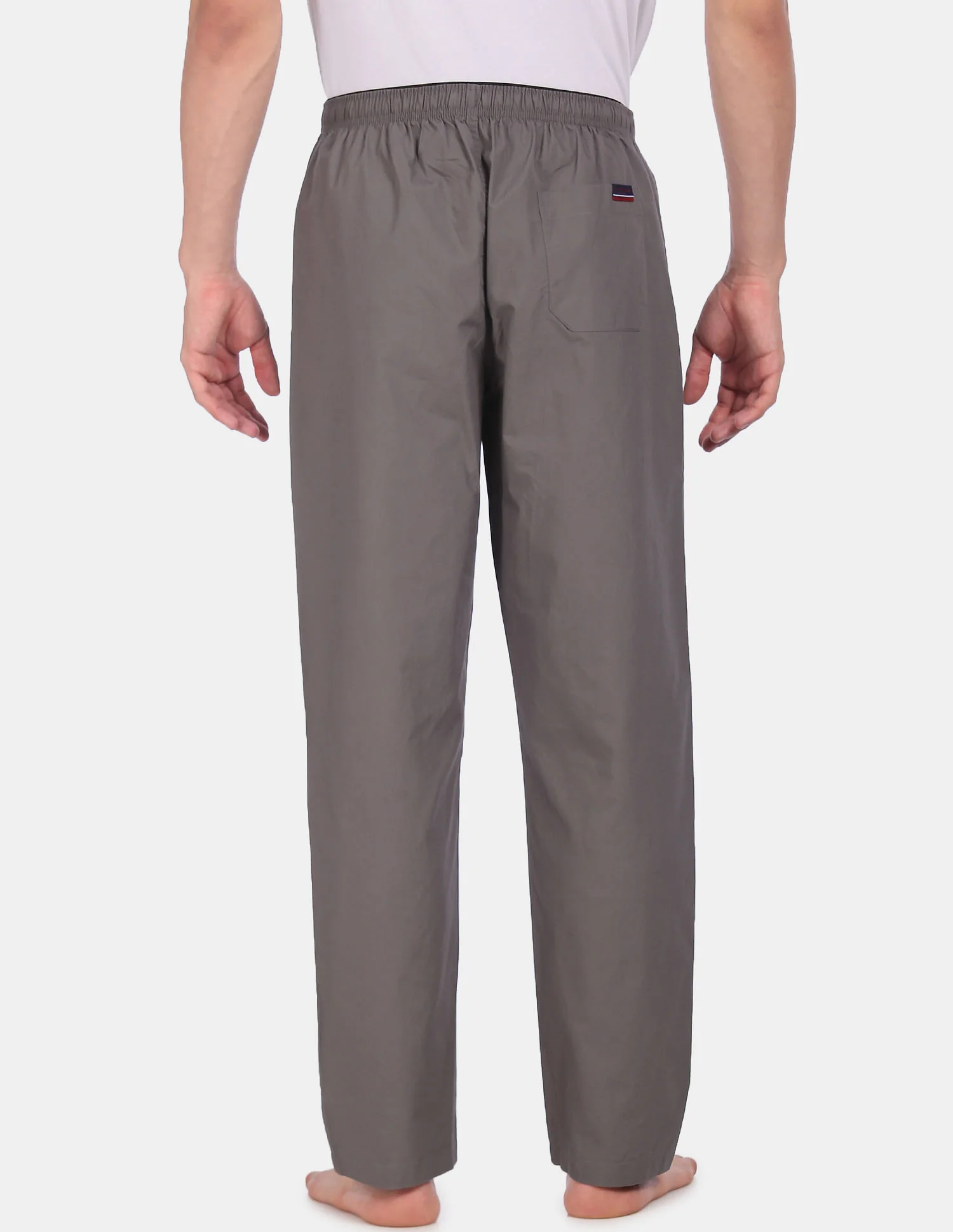 Comfort Fit Solid Cotton I690 Lounge Pants - Pack Of 1 - Image 4