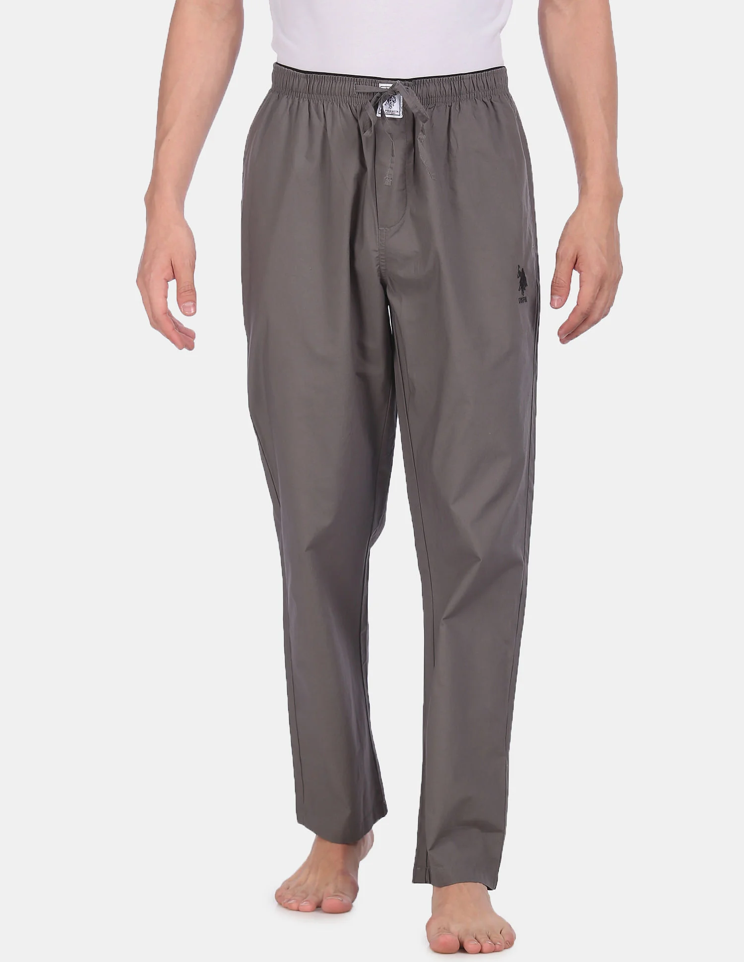 Comfort Fit Solid Cotton I690 Lounge Pants - Pack Of 1 - Image 6