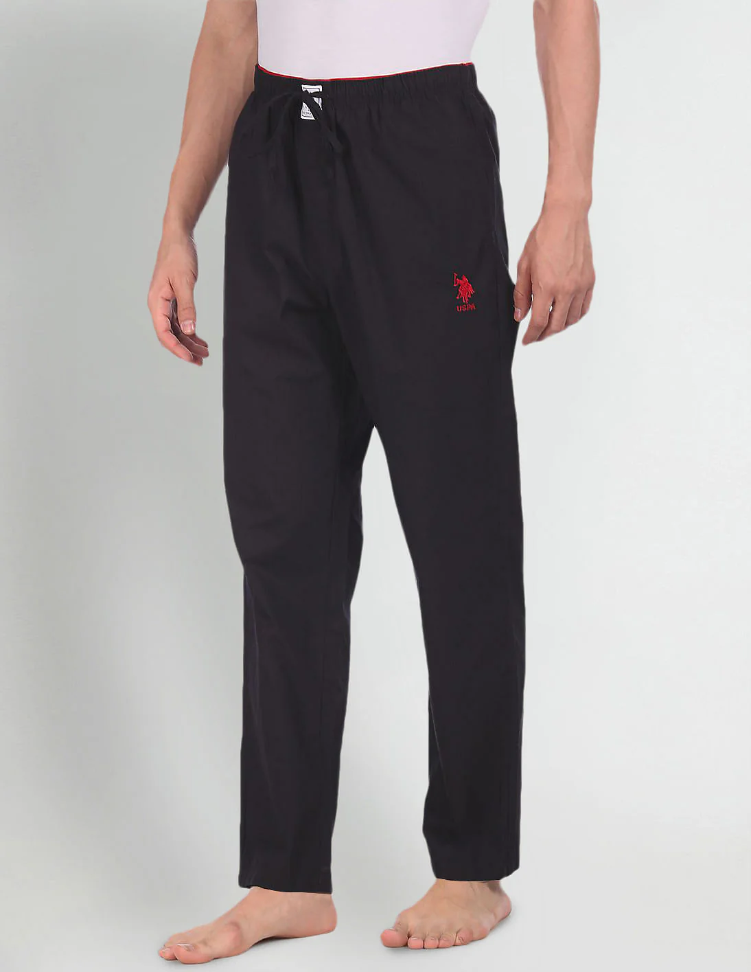 Comfort Fit Solid Cotton I690 Lounge Pants - Pack Of 1 - Image 3