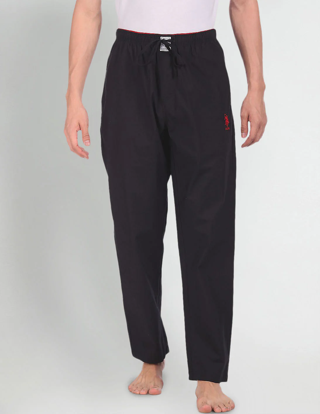Comfort Fit Solid Cotton I690 Lounge Pants - Pack Of 1 - Image 5