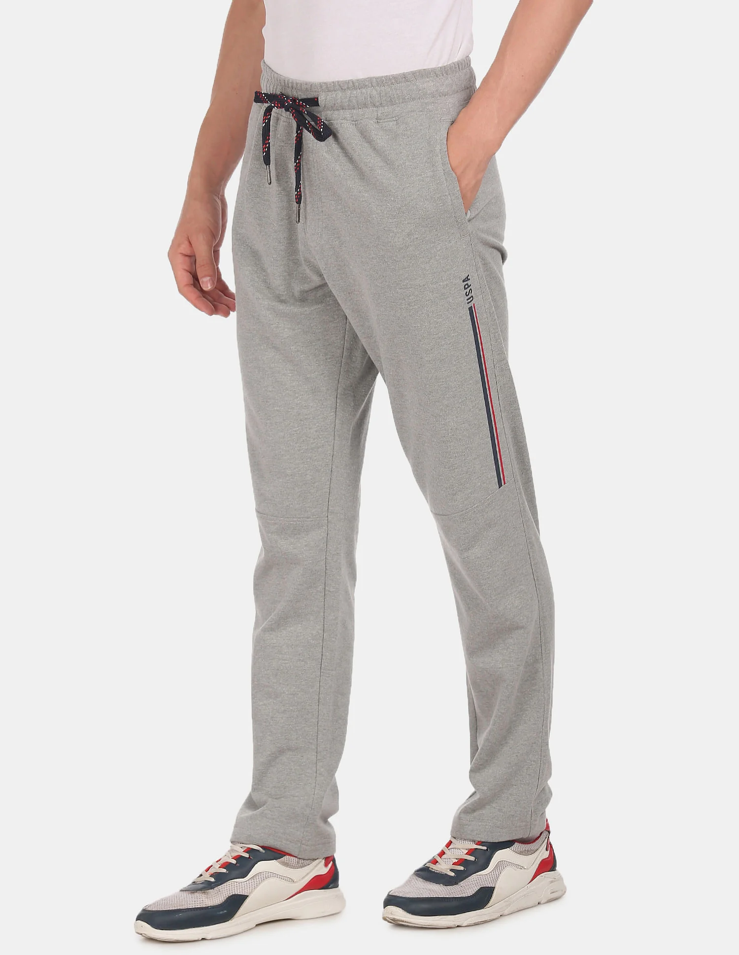 Comfort Fit Solid Cotton Polyester I673 Lounge Track Pants - Pack Of 1 - Image 3