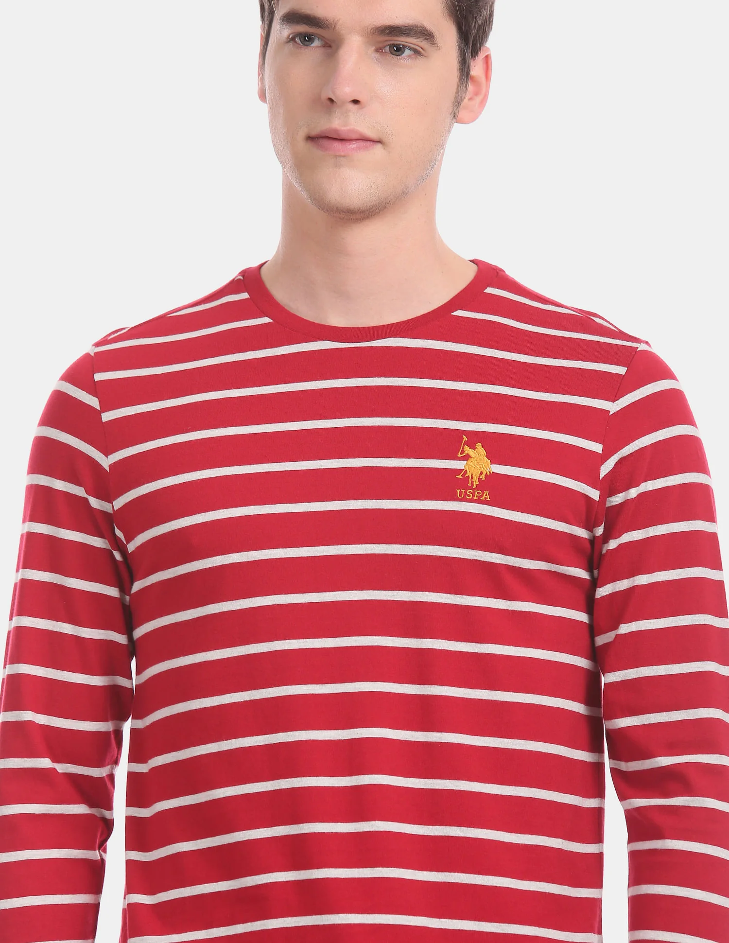 Comfort Fit Stripe Cotton I689 Lounge T-Shirt - Pack Of 1 - Image 5