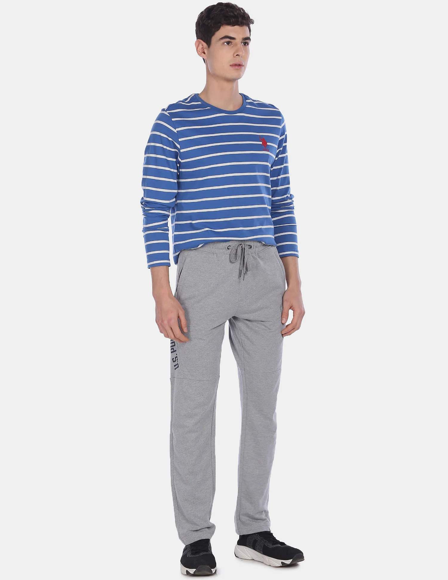 Comfort Fit Stripe Cotton I689 Lounge T-Shirt - Pack Of 1 - Image 2