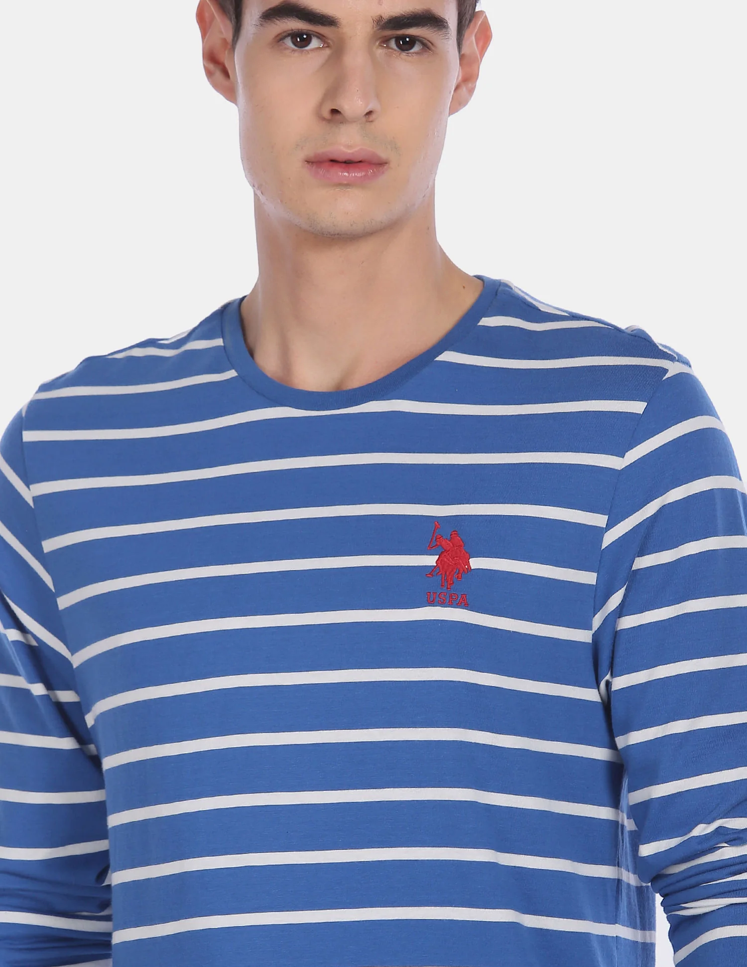 Comfort Fit Stripe Cotton I689 Lounge T-Shirt - Pack Of 1 - Image 5