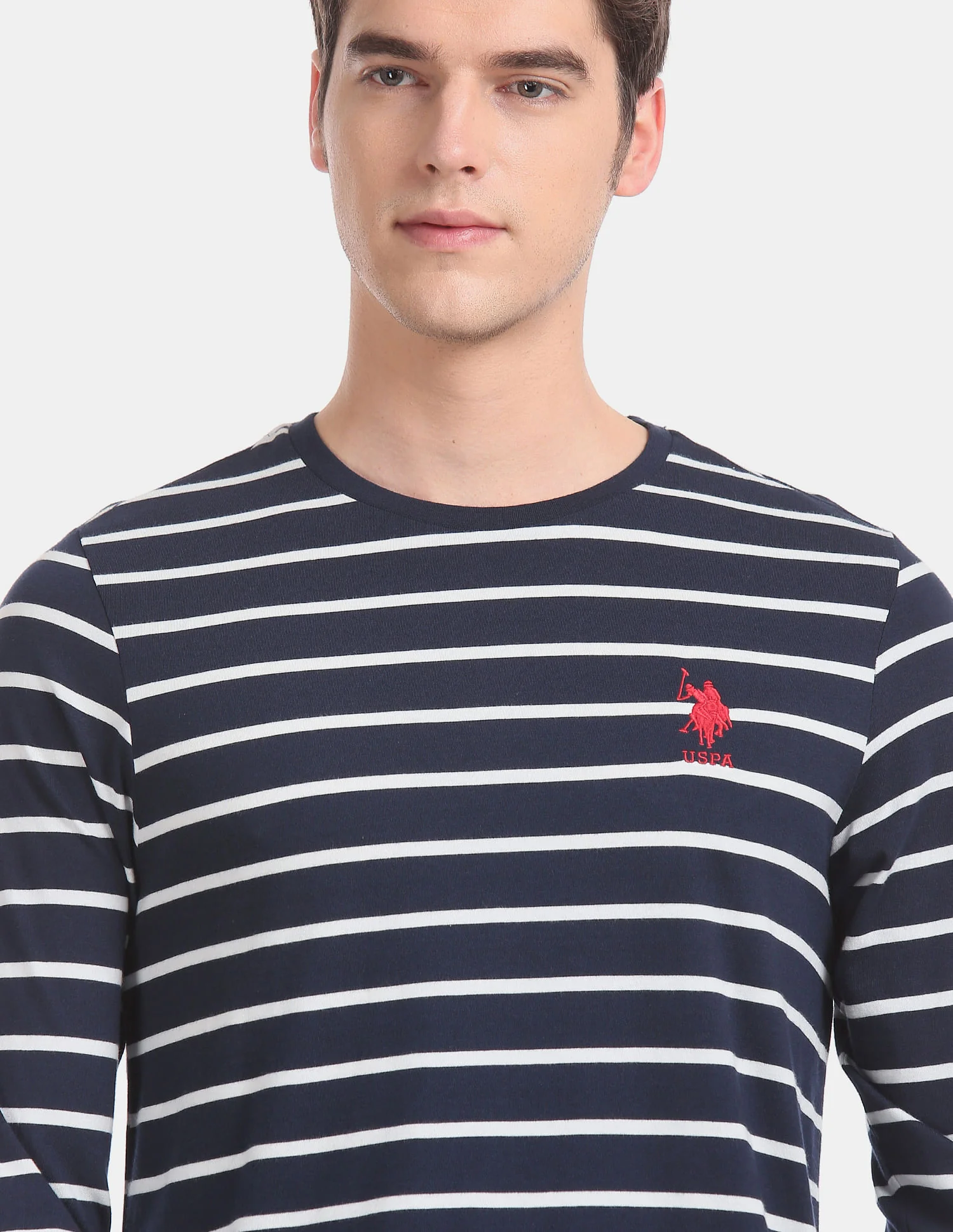 Comfort Fit Stripe Cotton I689 Lounge T-Shirt - Pack Of 1 - Image 5