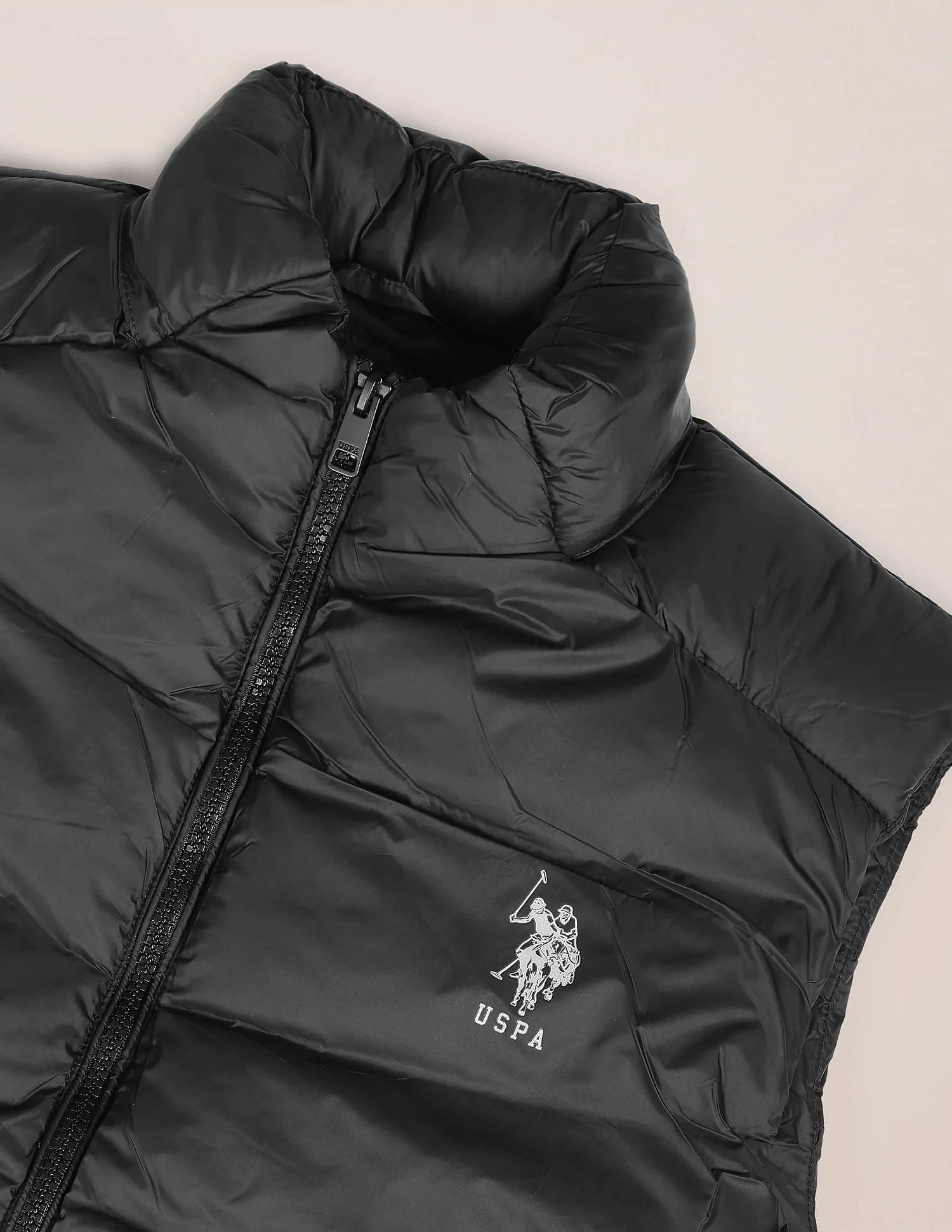 Concealed Hood Sleeveless Jacket - Image 2