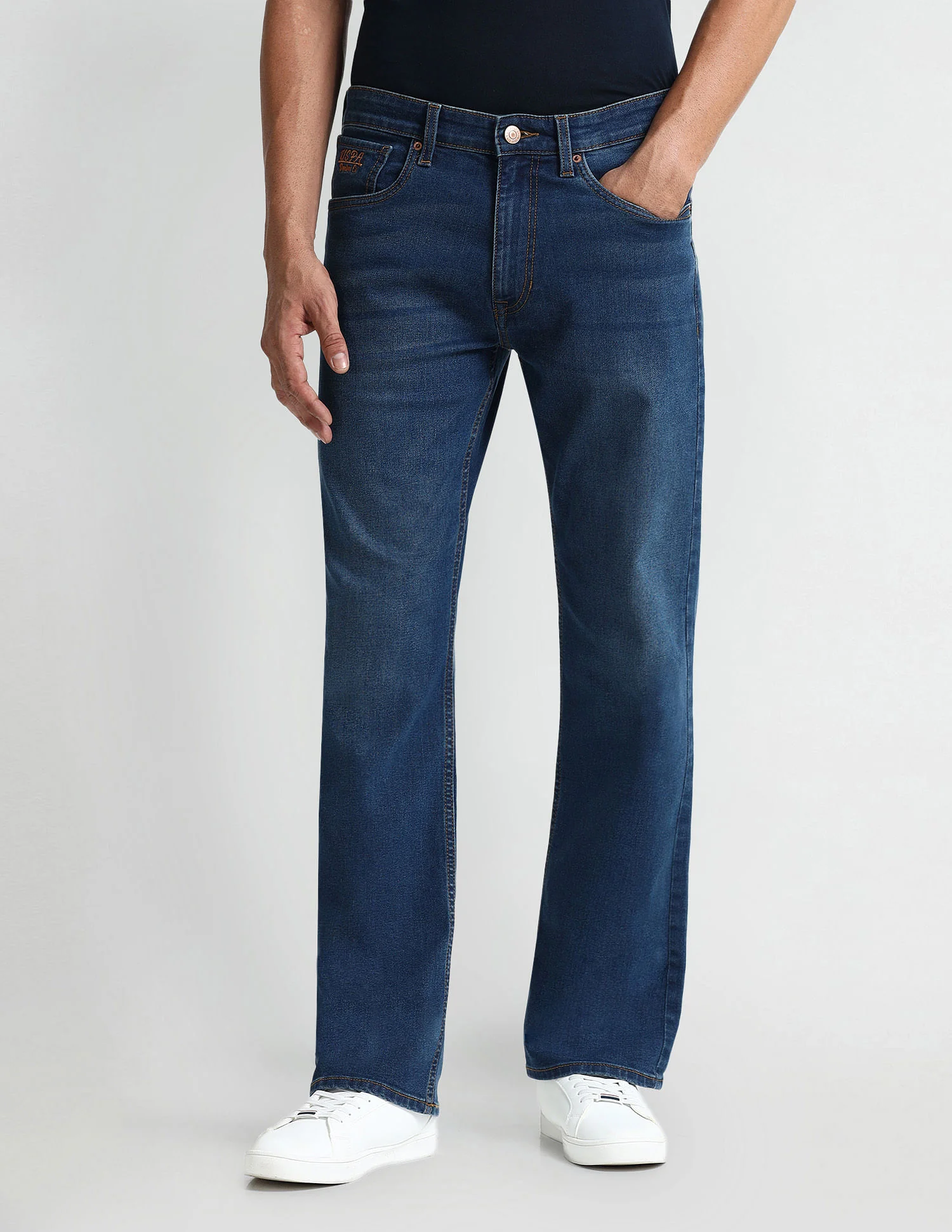 Connor Bootcut Blue Jeans