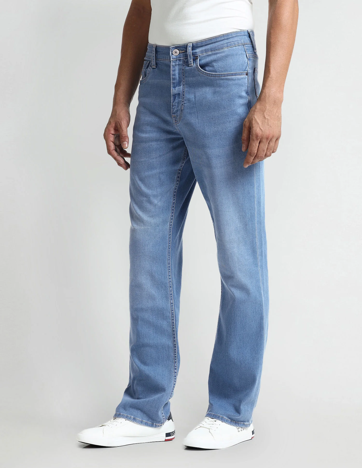 Connor Bootcut Blue Jeans - Image 4