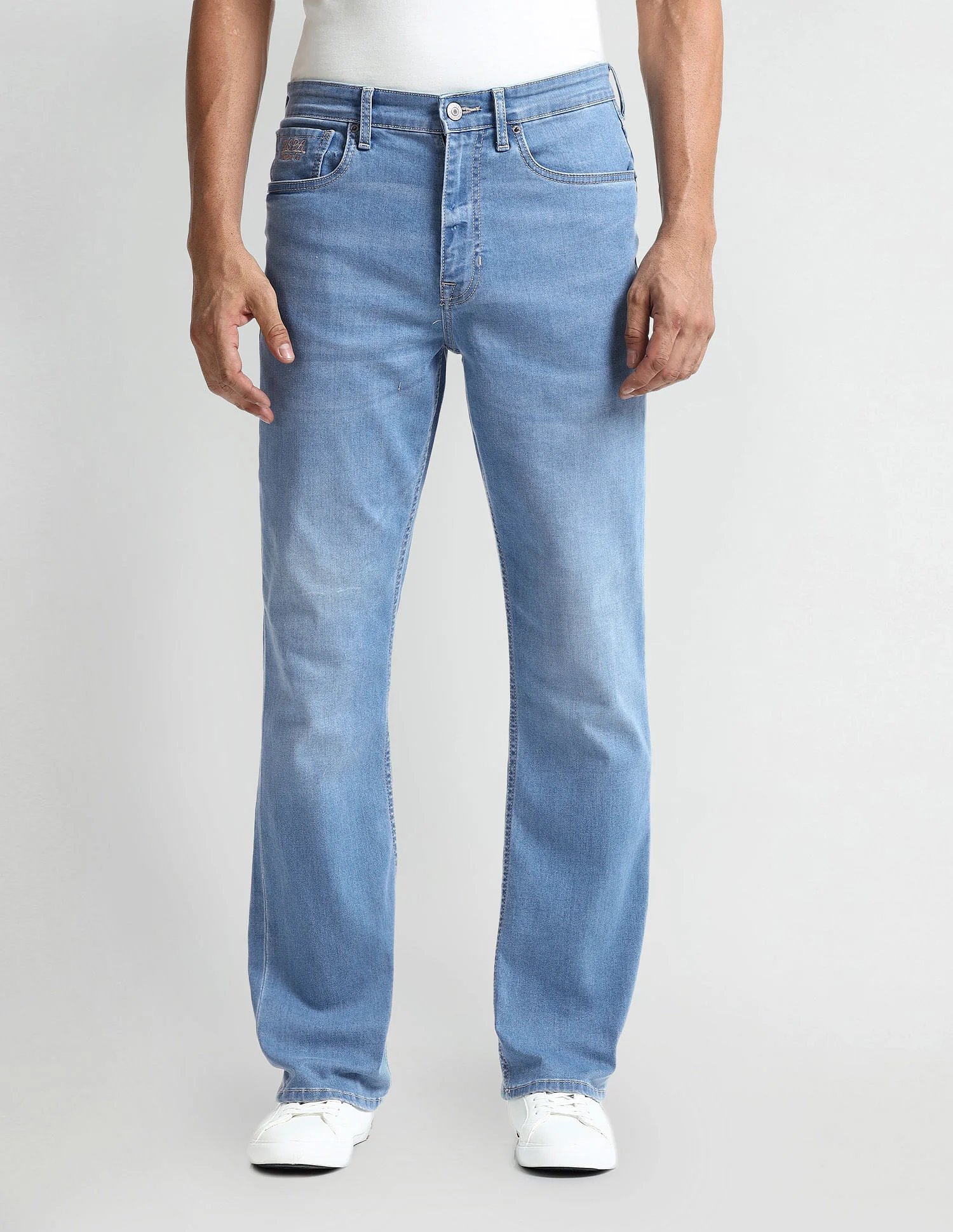 Connor Bootcut Blue Jeans - Image 6