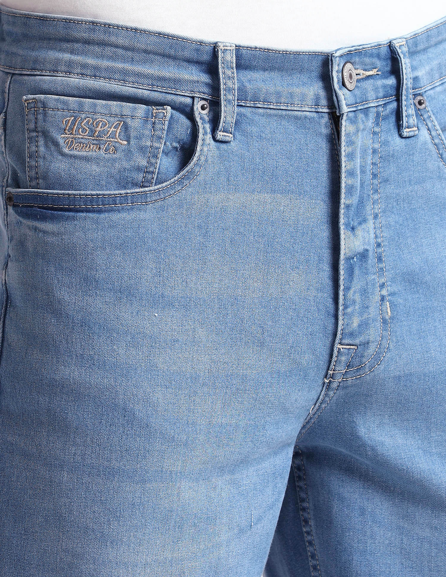 Connor Bootcut Blue Jeans - Image 7