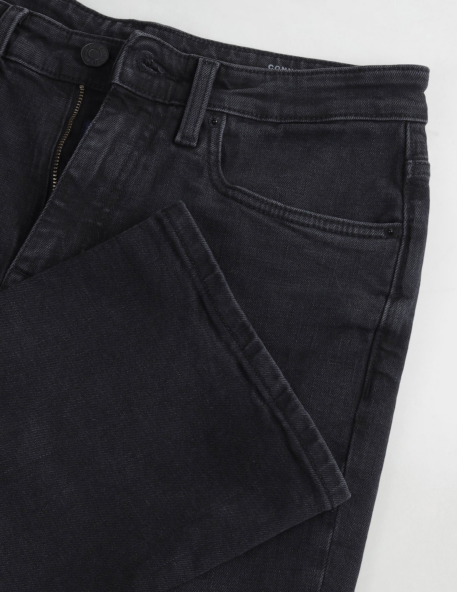 Connor Bootcut Fit Black Jeans - Image 2