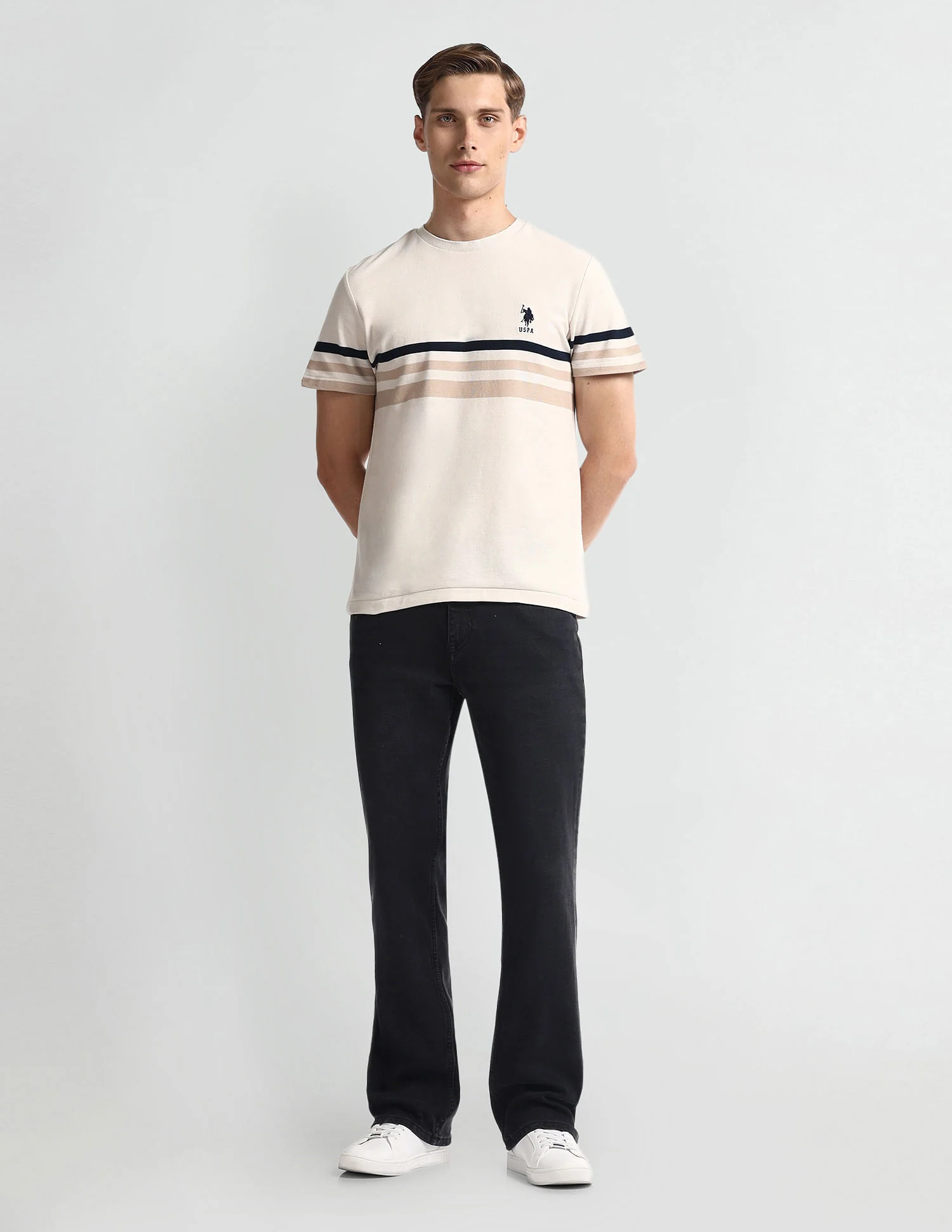 Connor Bootcut Fit Black Jeans - Image 3