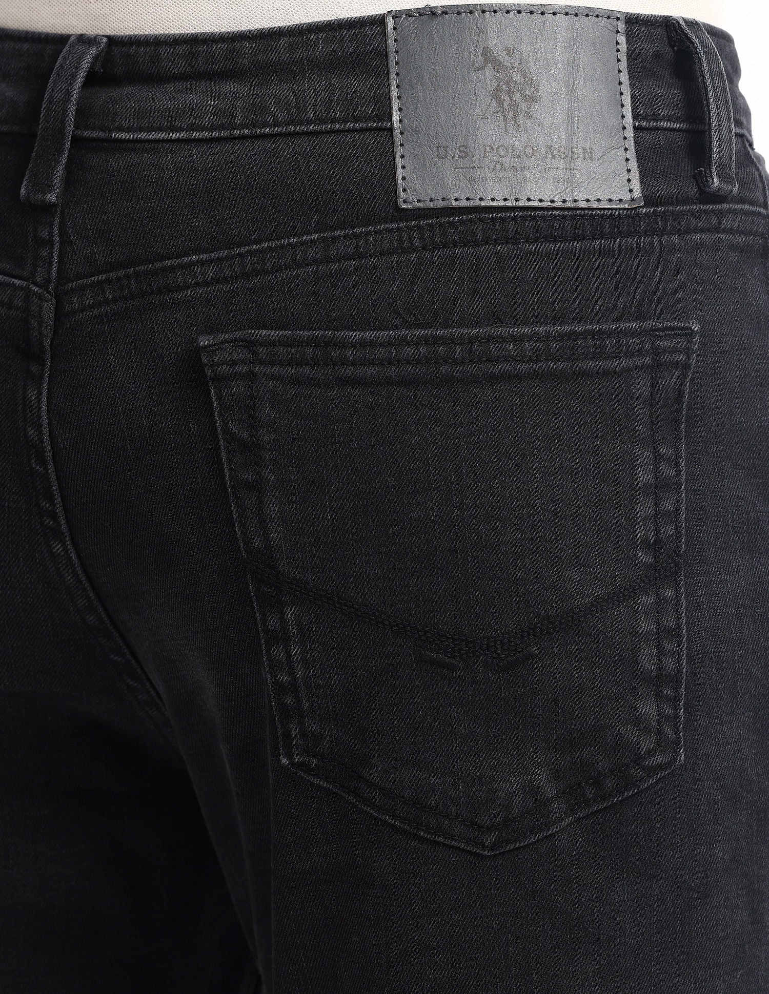 Connor Bootcut Fit Black Jeans - Image 7