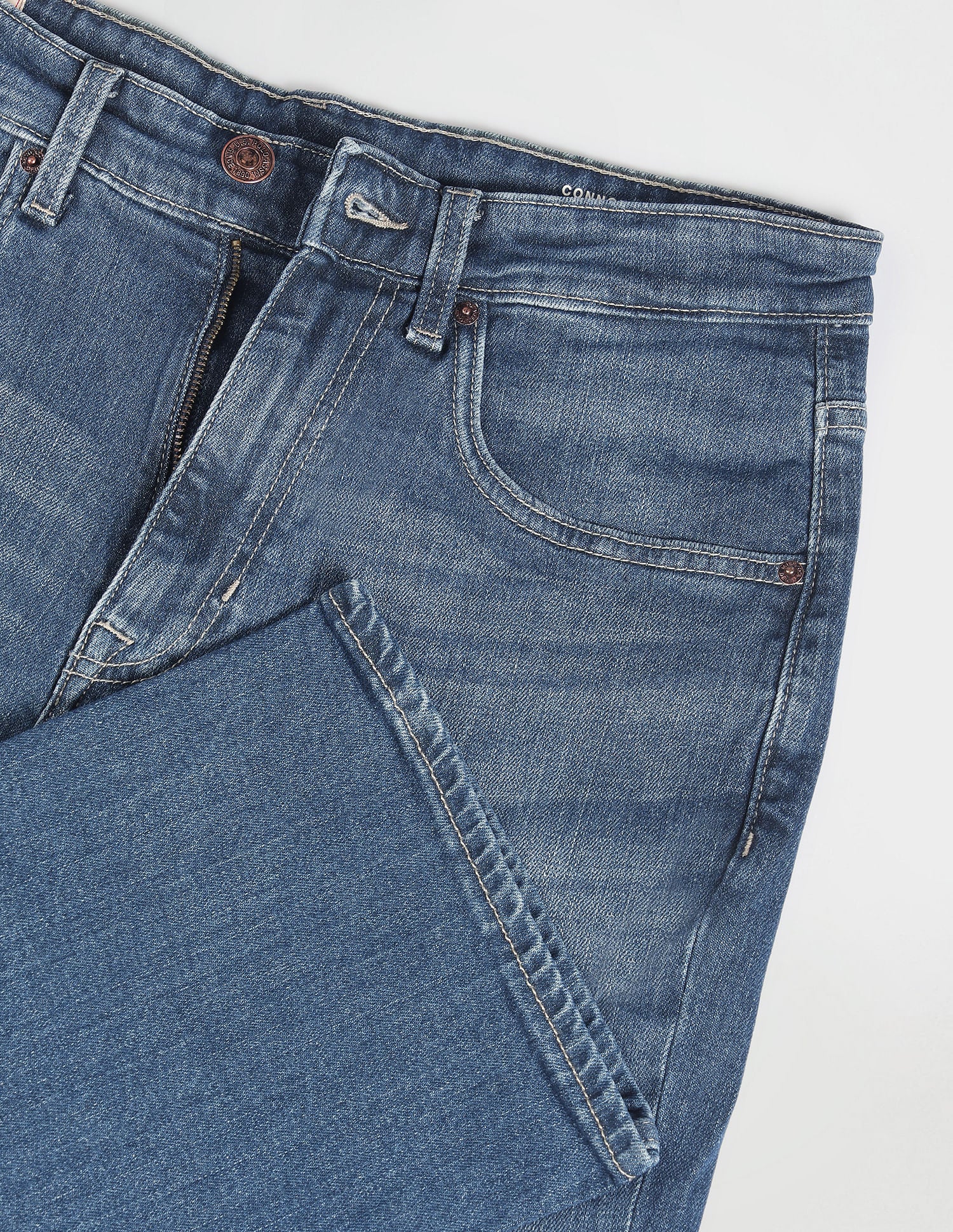 Connor Bootcut Fit Blue Jeans - Image 2