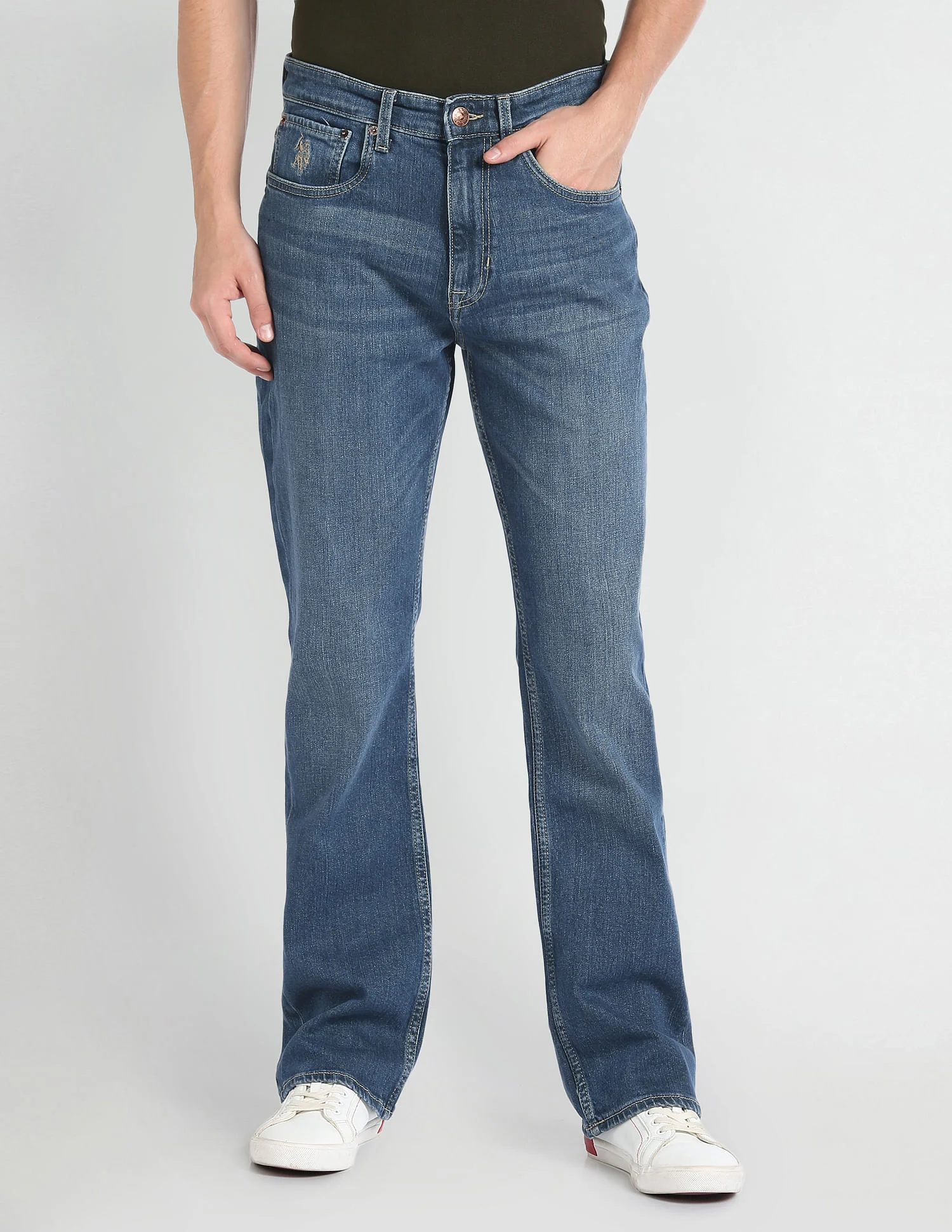 Connor Bootcut Fit Blue Jeans - Image 6