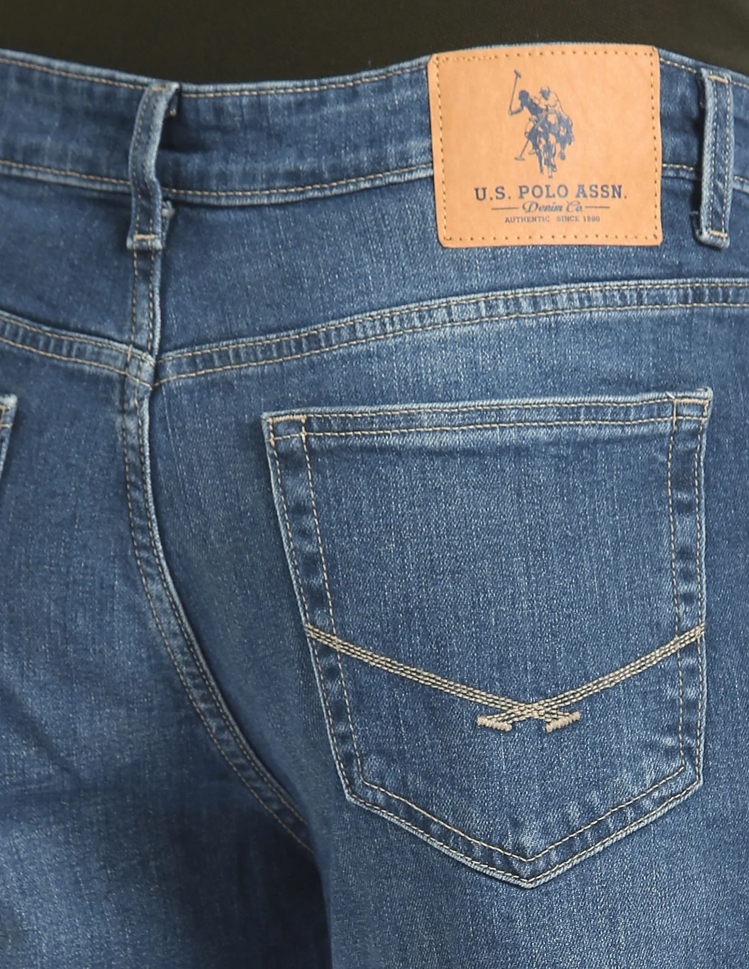 Connor Bootcut Fit Blue Jeans - Image 7