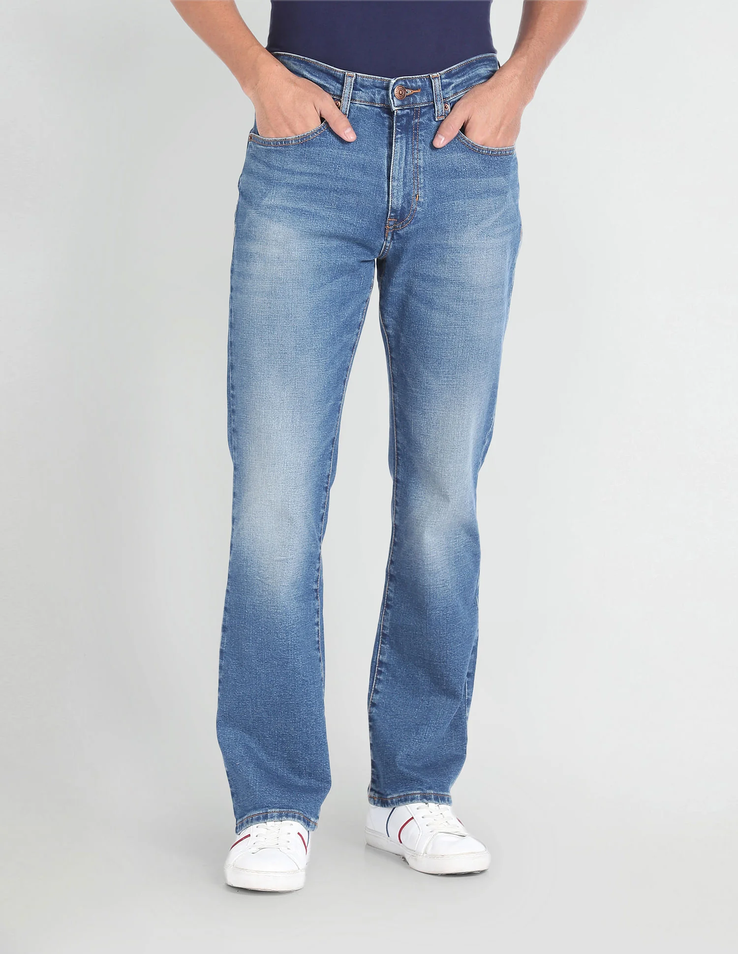 Connor Bootcut Fit Blue Jeans
