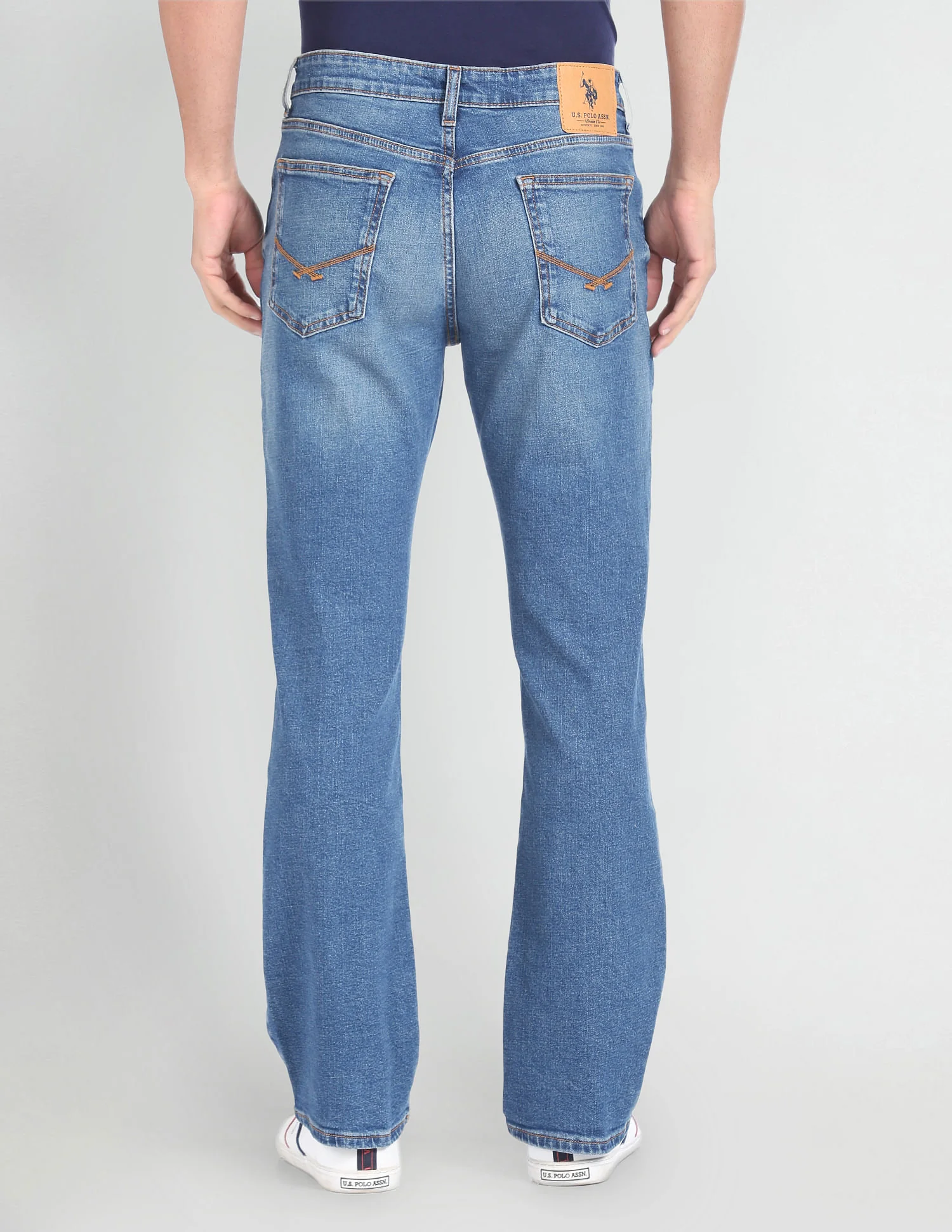 Connor Bootcut Fit Blue Jeans - Image 5