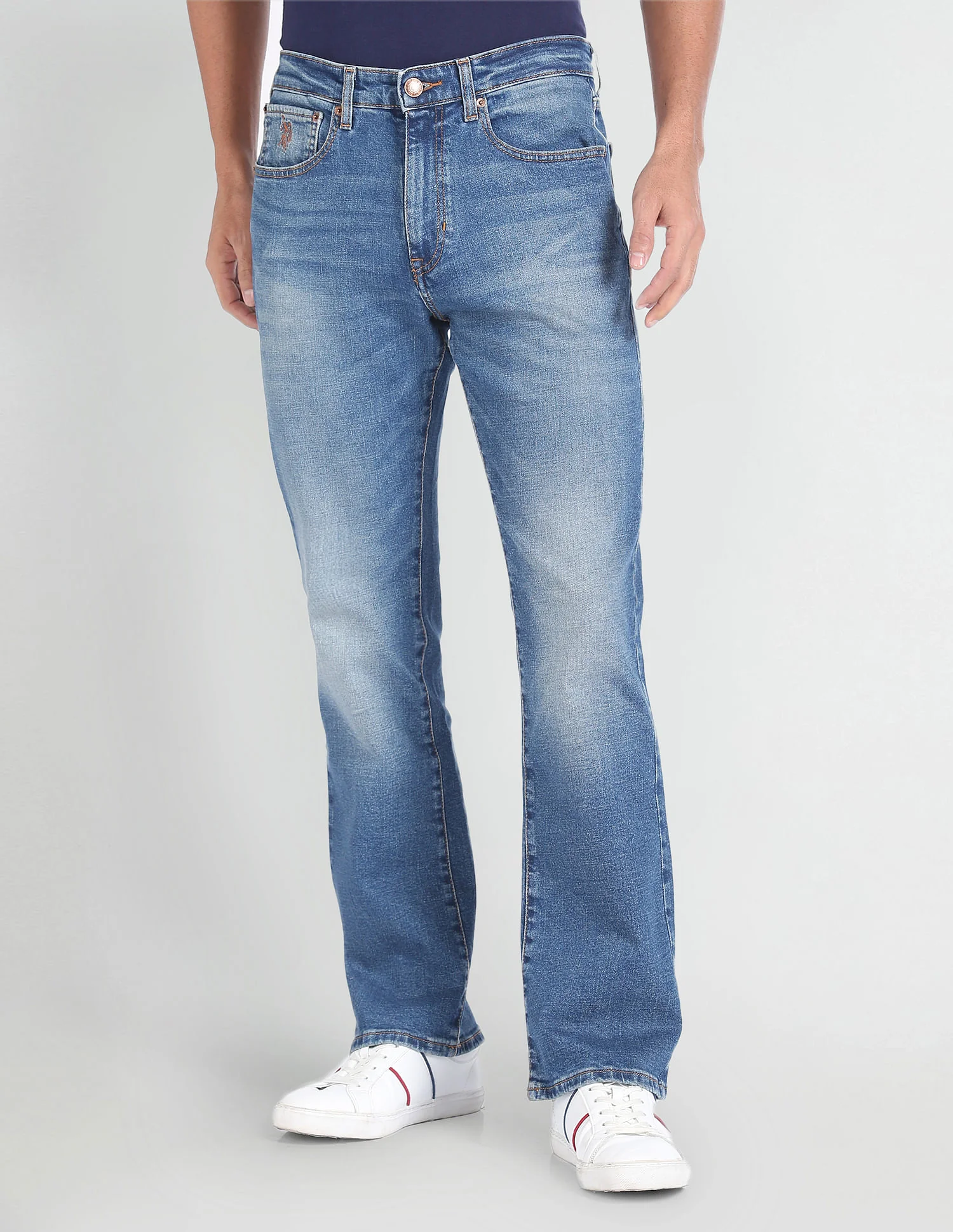Connor Bootcut Fit Blue Jeans - Image 6