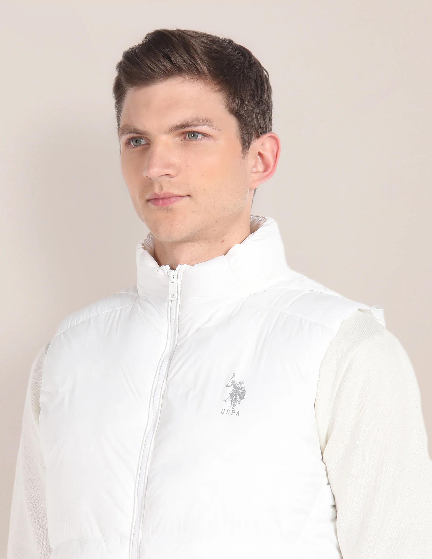 Consealed Hood Sleeveless Jacket - Image 7