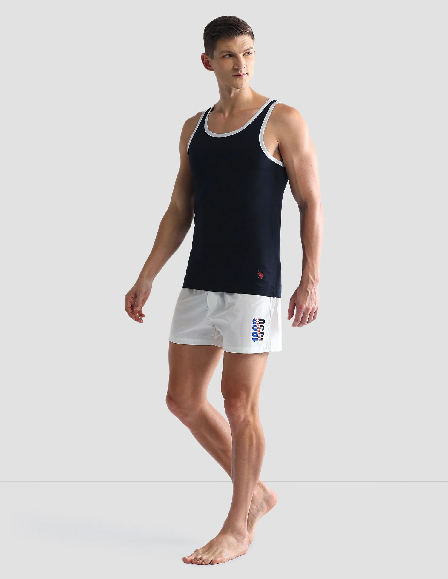 Contrast Binding Cotton OEV01 Vest - Pack Of 1 - Image 3