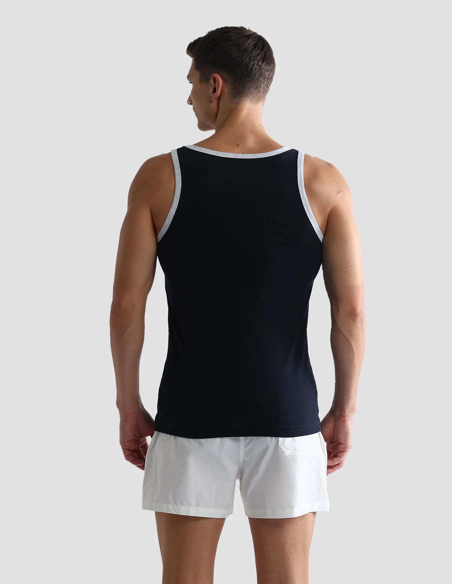 Contrast Binding Cotton OEV01 Vest - Pack Of 1 - Image 5