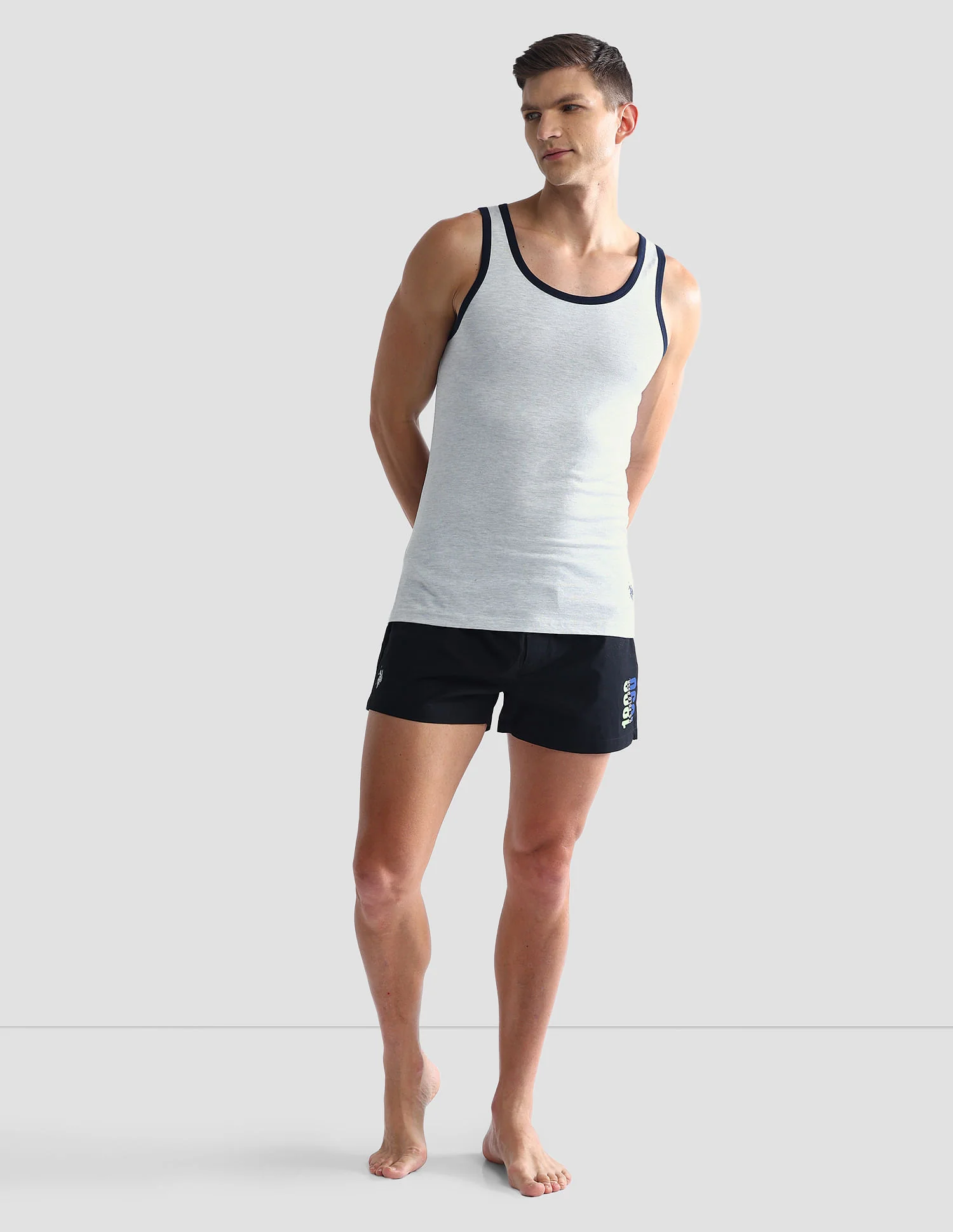 Contrast Binding Cotton OEV01 Vest - Pack Of 1 - Image 3