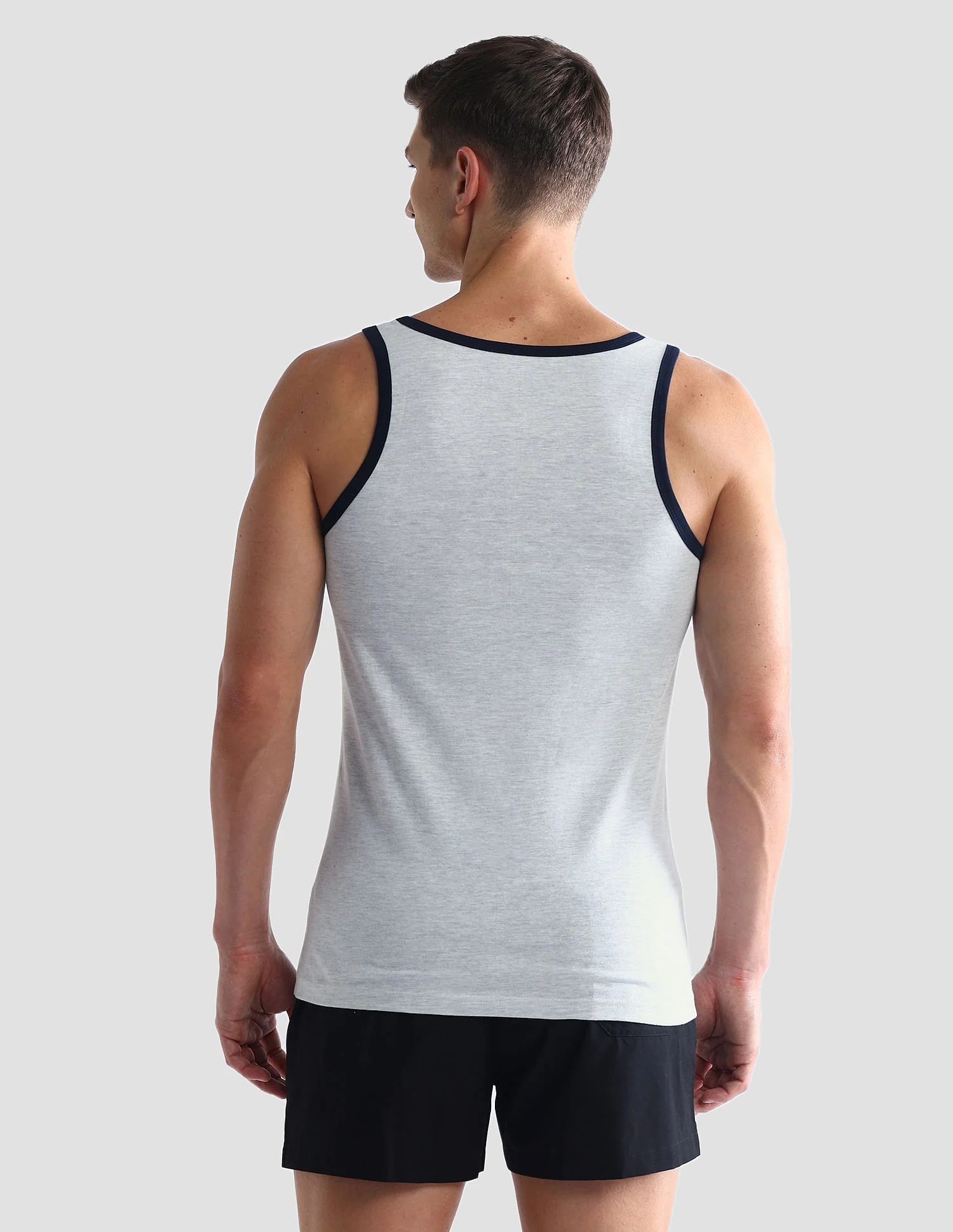 Contrast Binding Cotton OEV01 Vest - Pack Of 1 - Image 5