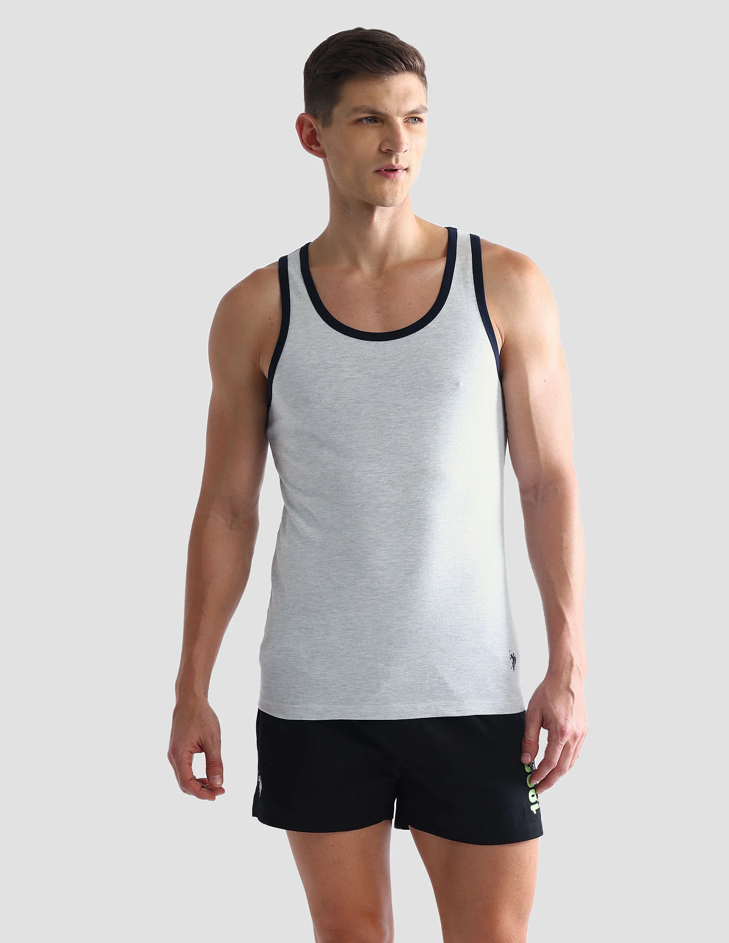 Contrast Binding Cotton OEV01 Vest - Pack Of 1 - Image 6