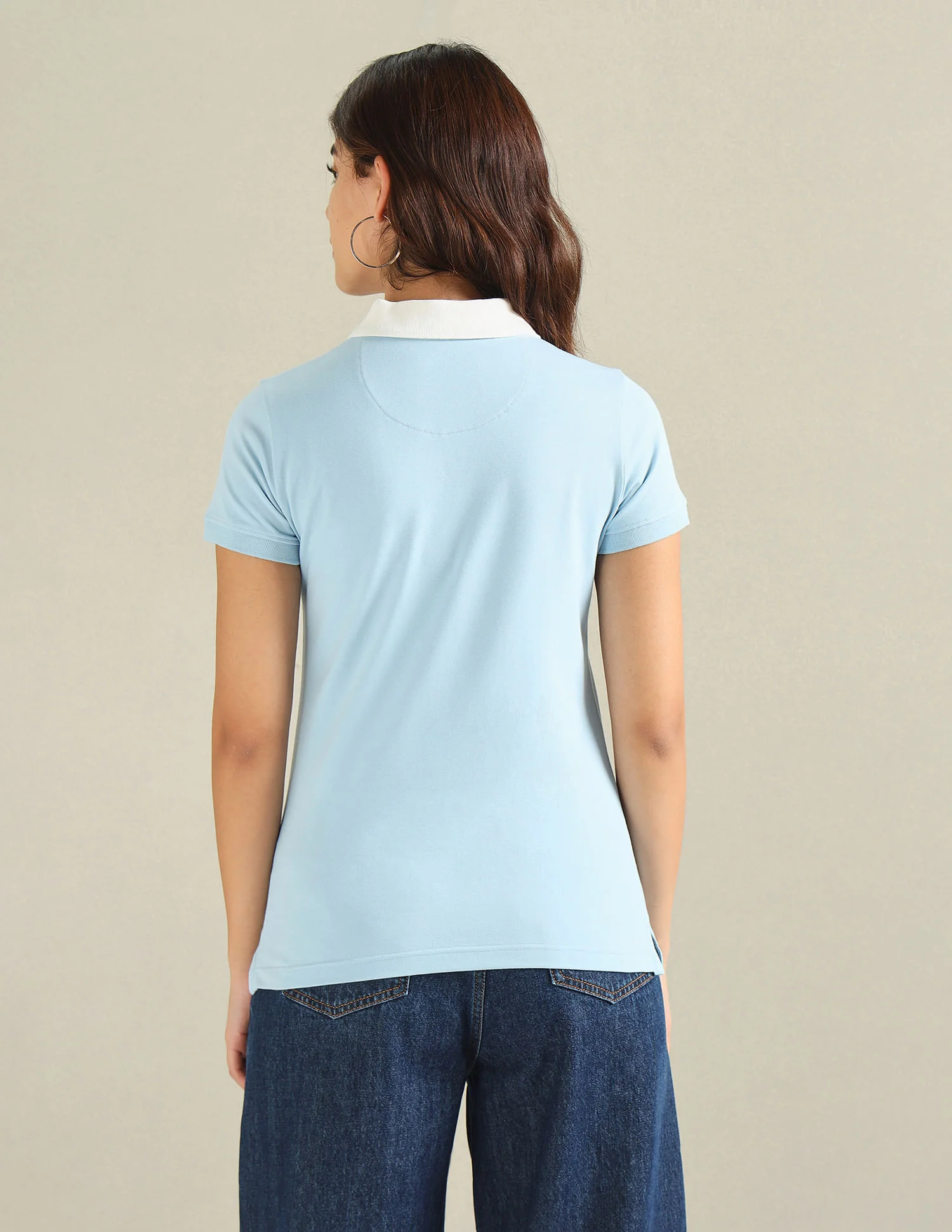 Contrast Collar Crest Polo Shirt - Image 5