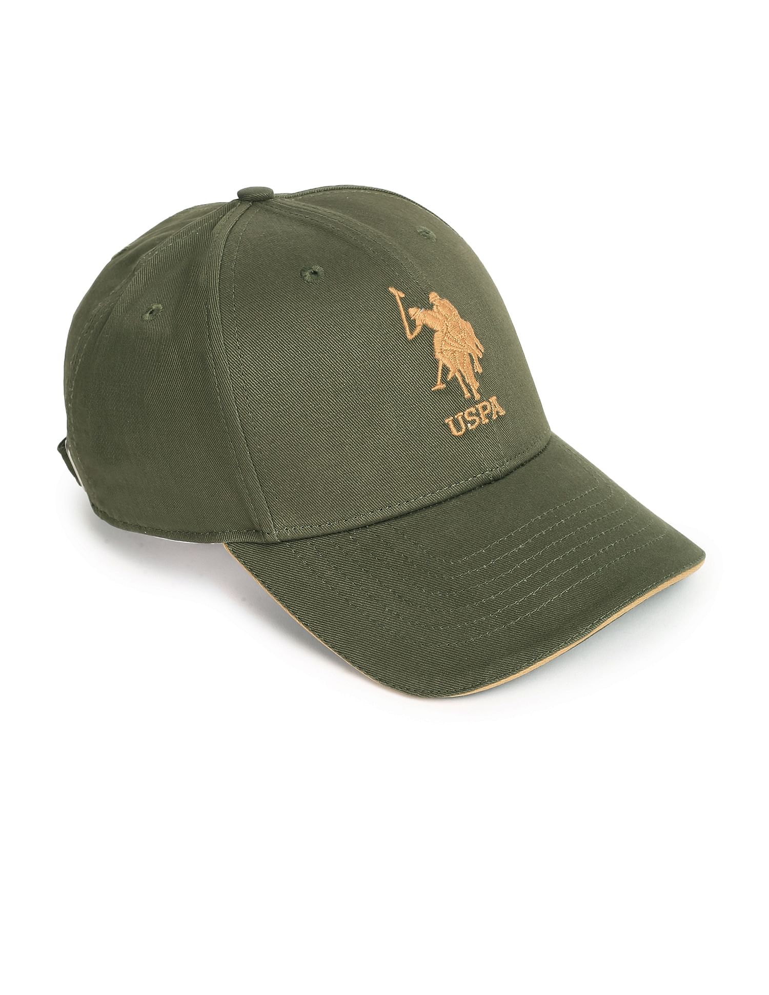 Contrast Logo Cotton Cap