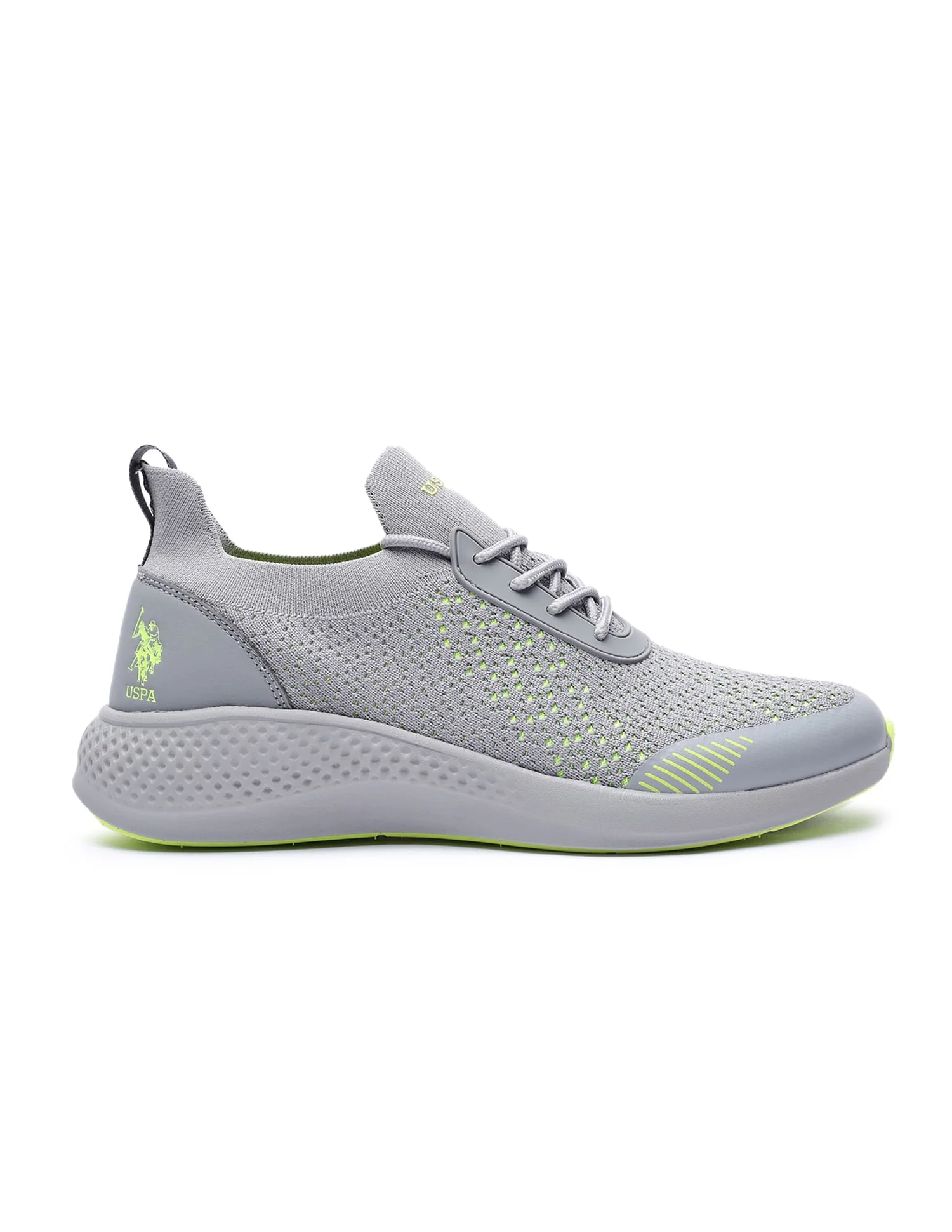 Men Contrast Sole Knit Castro Sneakers - Image 3