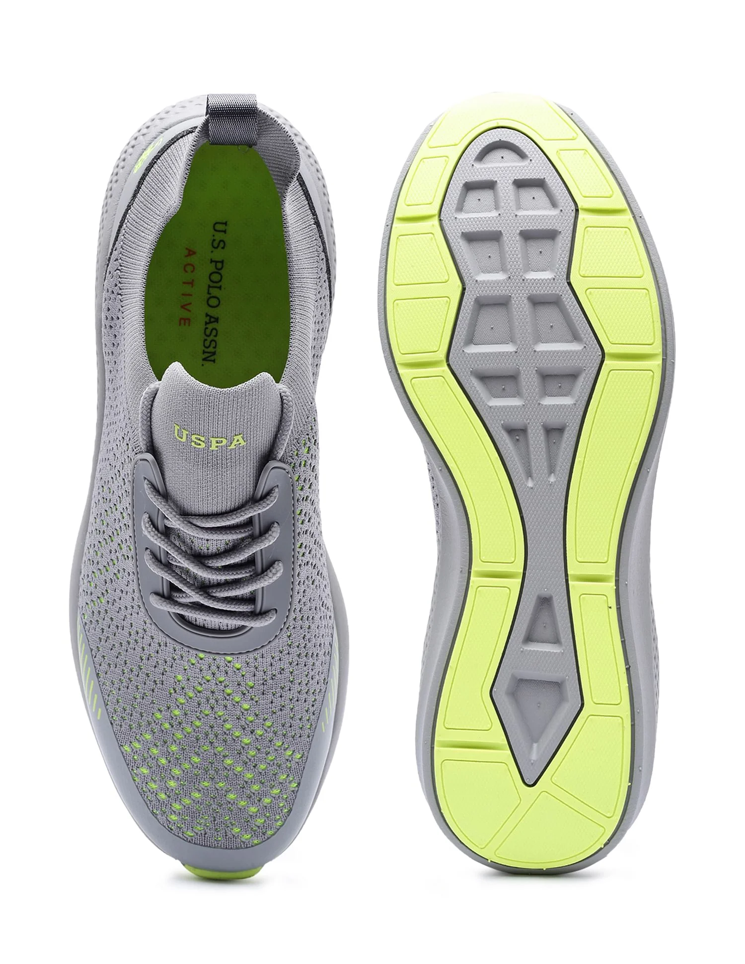 Men Contrast Sole Knit Castro Sneakers - Image 4