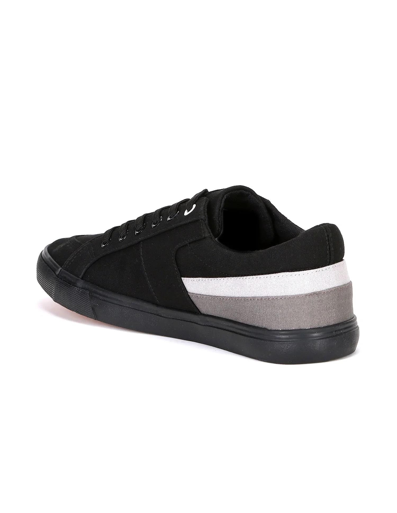 Men Contrast Stripe Canvas Clarkin Sneakers - Image 4