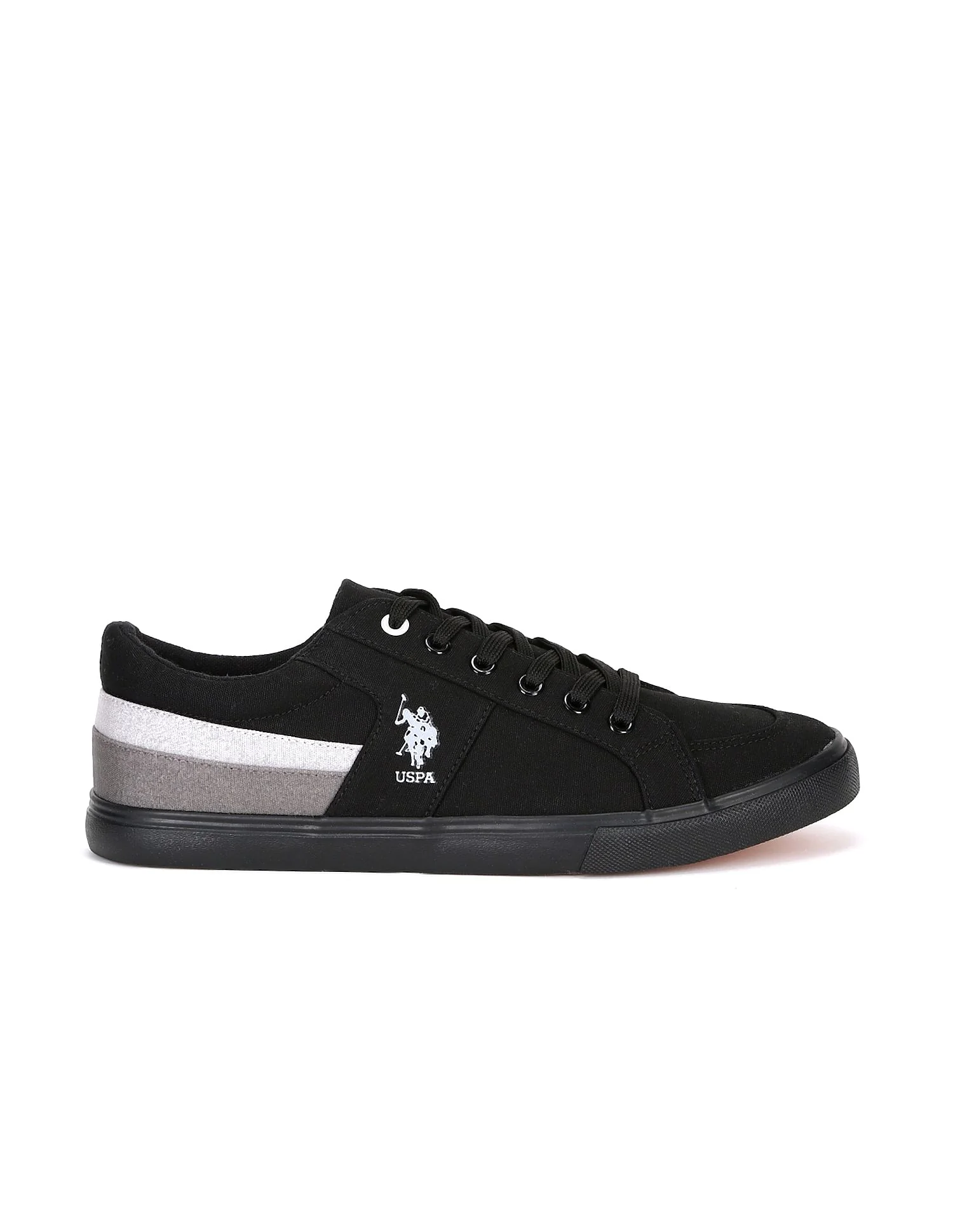 Men Contrast Stripe Canvas Clarkin Sneakers - Image 5