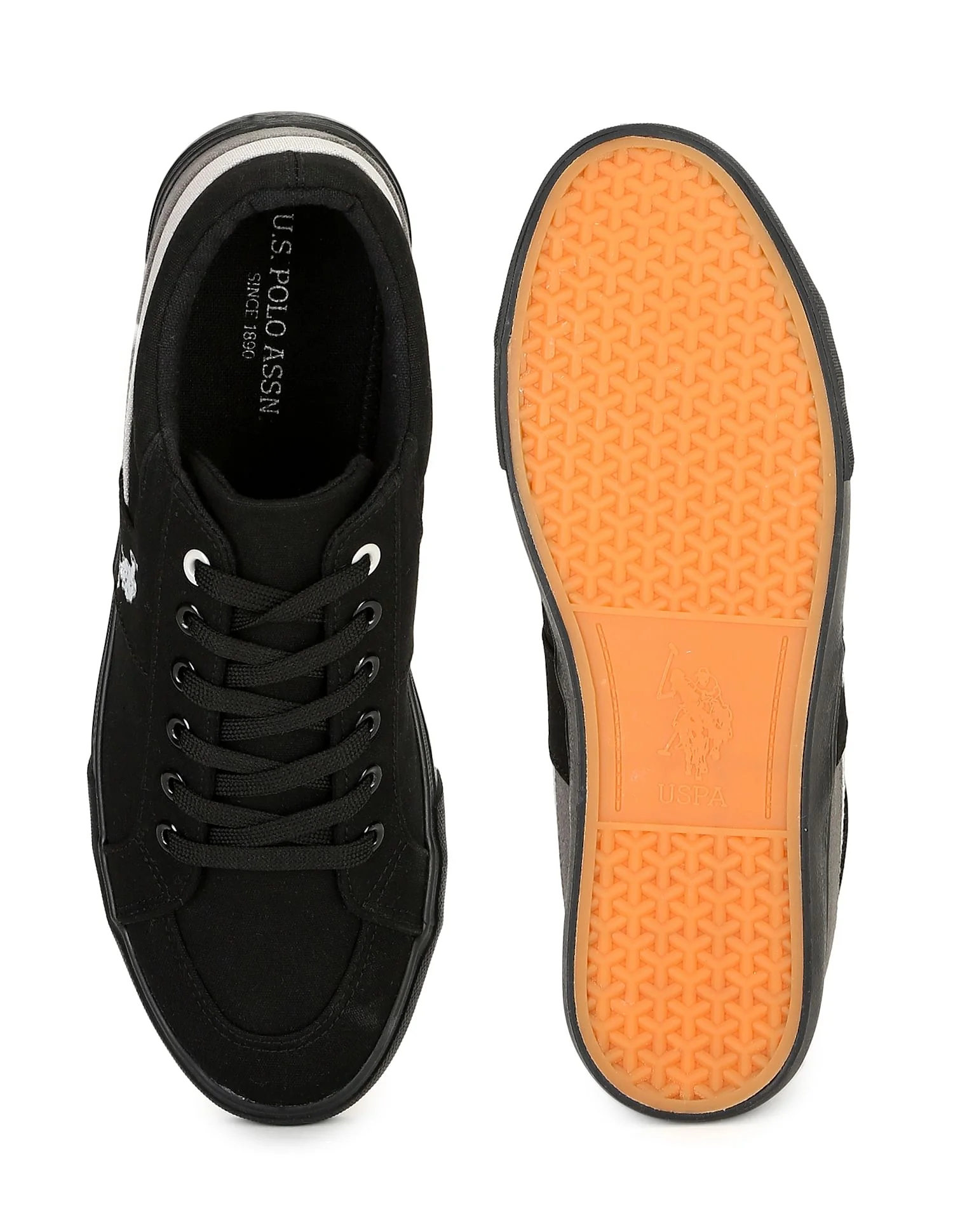 Men Contrast Stripe Canvas Clarkin Sneakers - Image 6