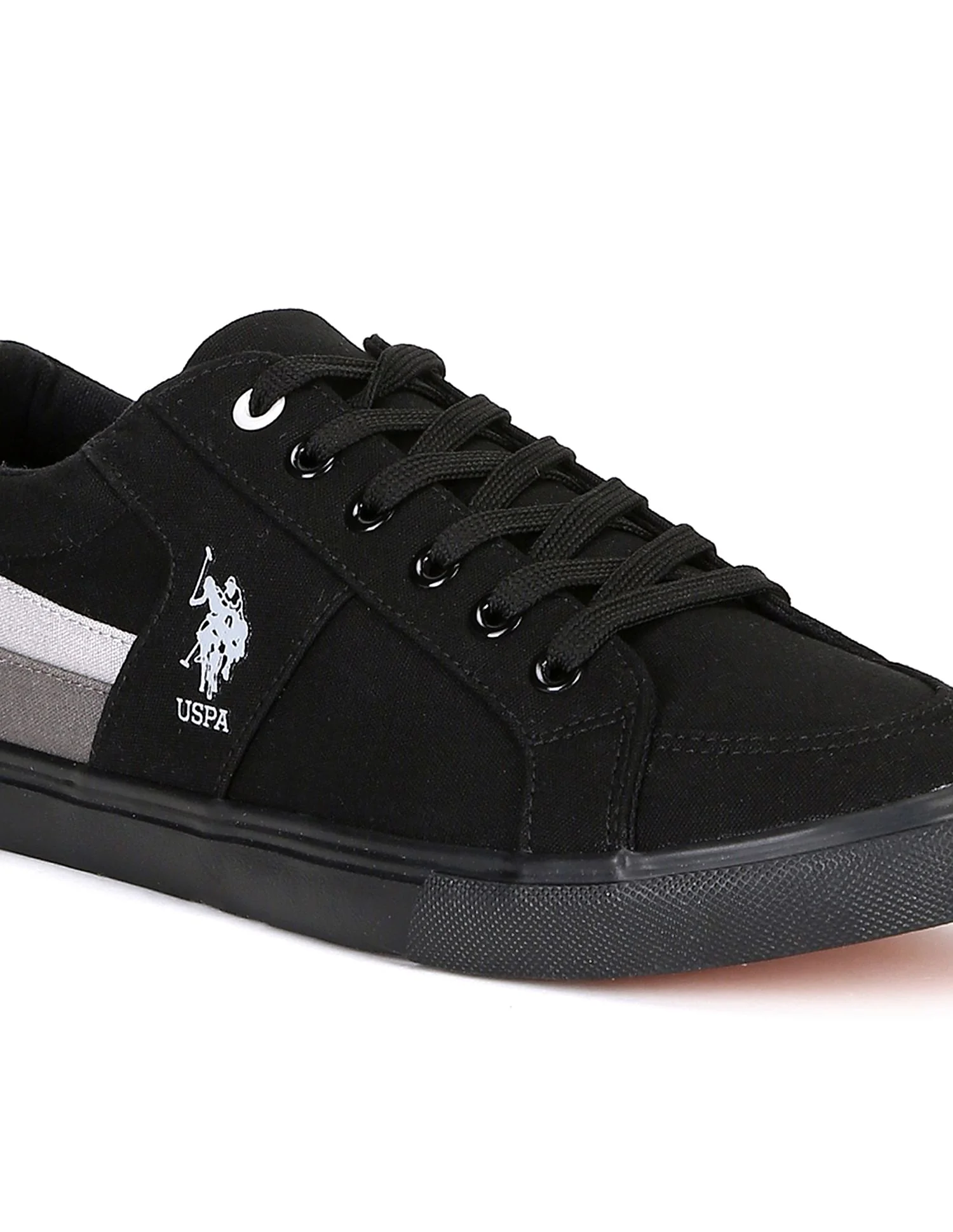 Men Contrast Stripe Canvas Clarkin Sneakers - Image 9