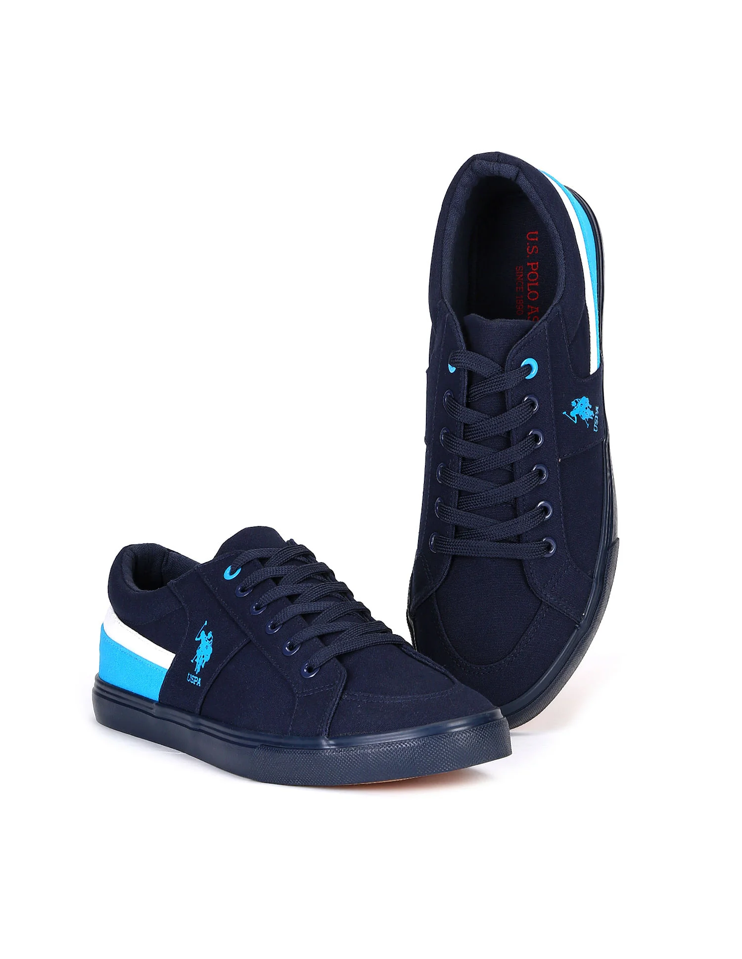 Contrast Stripe Canvas Clarkin Sneakers - Image 2