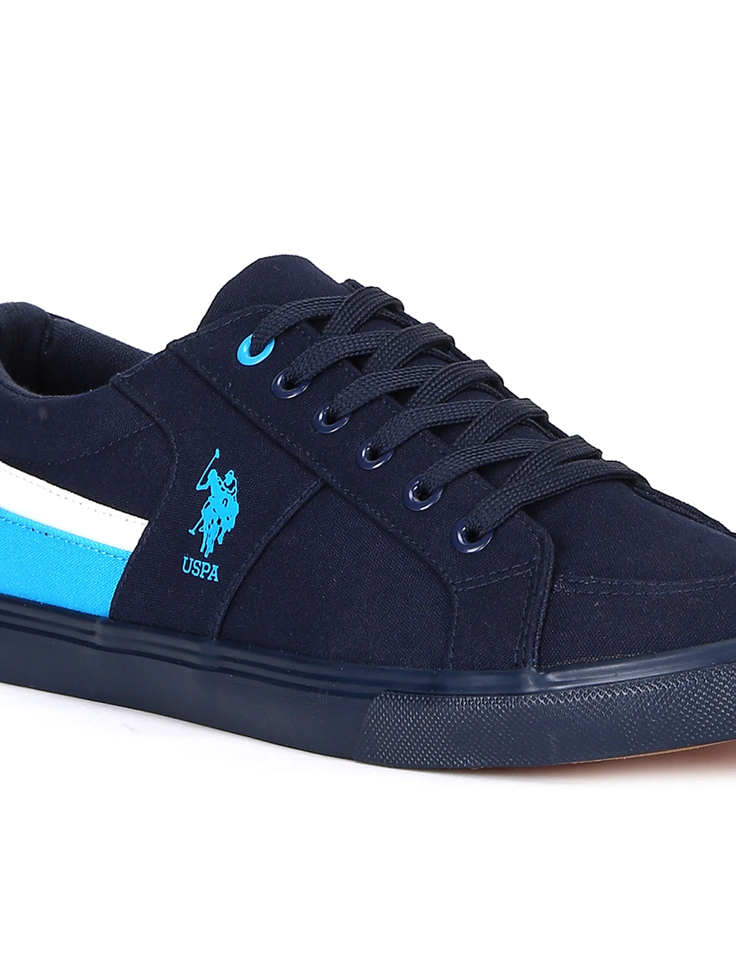 Contrast Stripe Canvas Clarkin Sneakers - Image 8