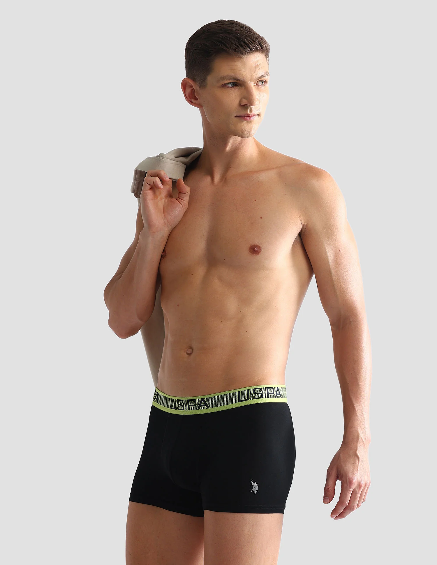Contrast Waist Cotton Stretch OET04 Trunks - Pack Of 1