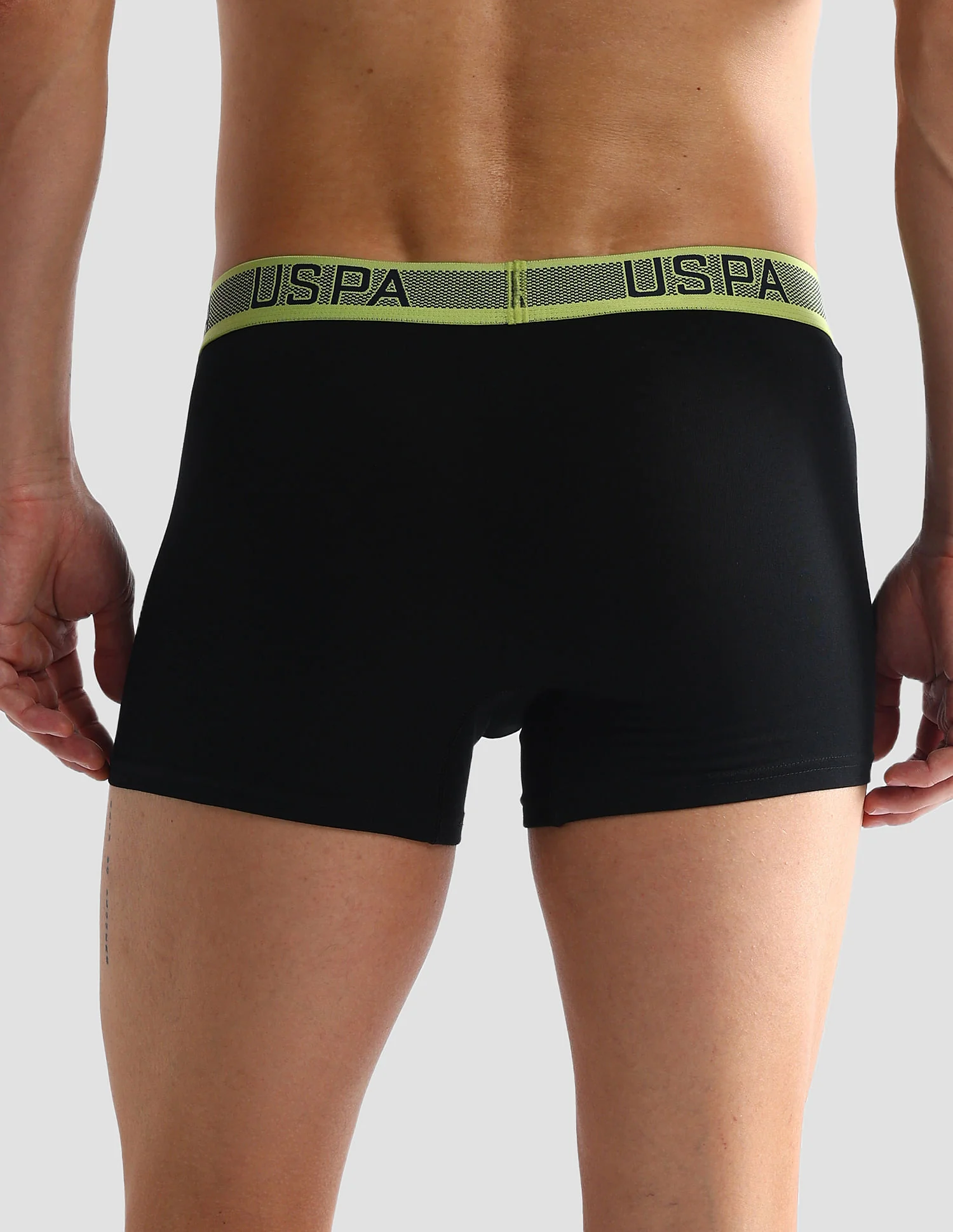 Contrast Waist Cotton Stretch OET04 Trunks - Pack Of 1 - Image 5