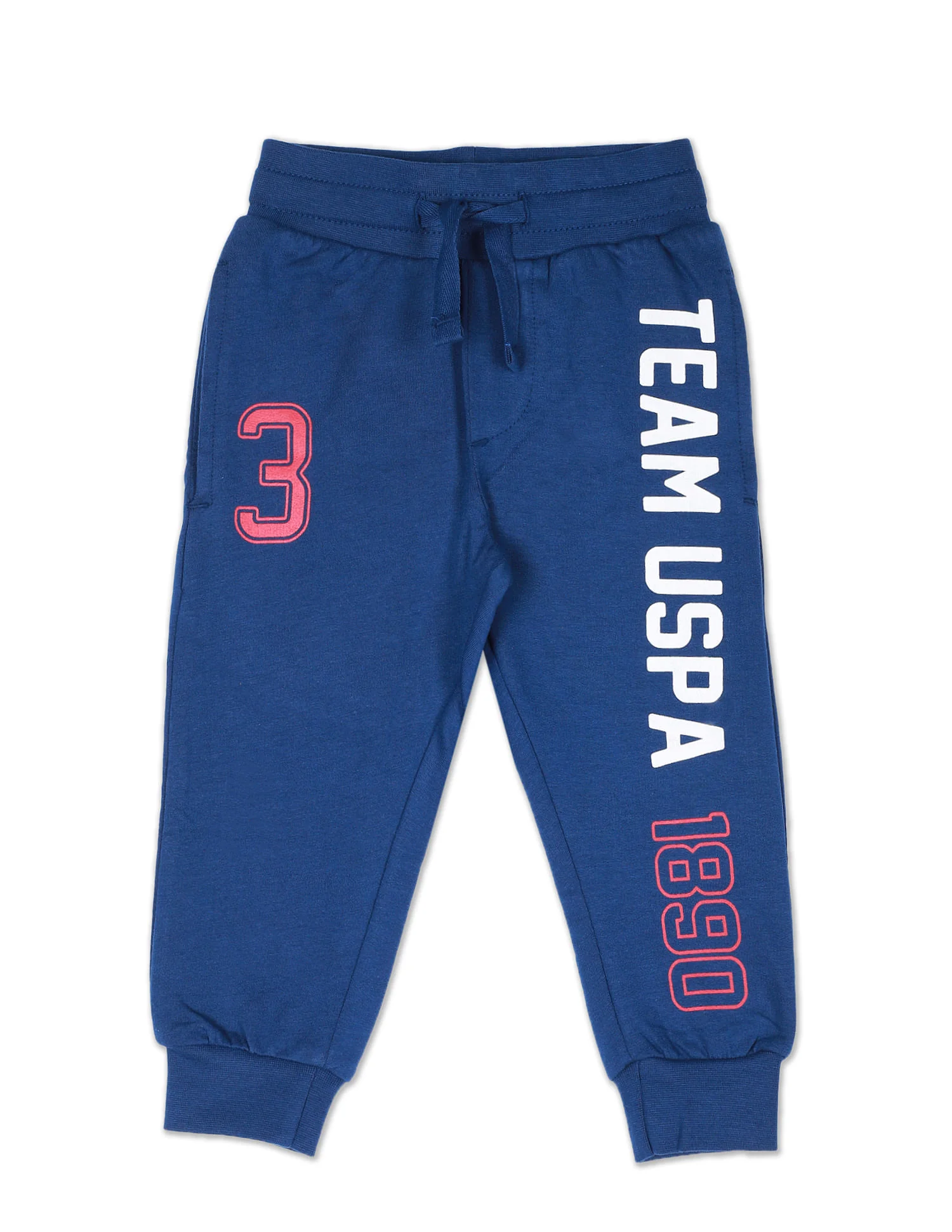 Cotton Brand Print Joggers