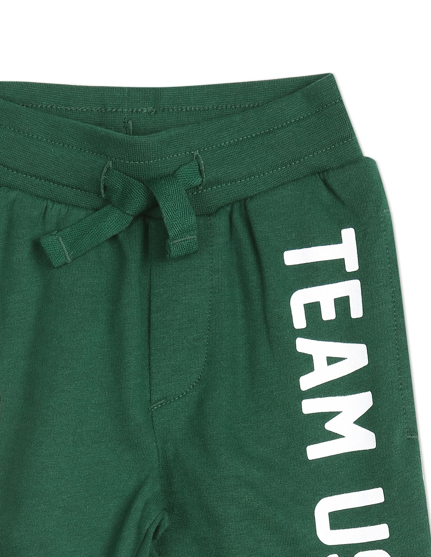 Cotton Brand Print Joggers - Image 3