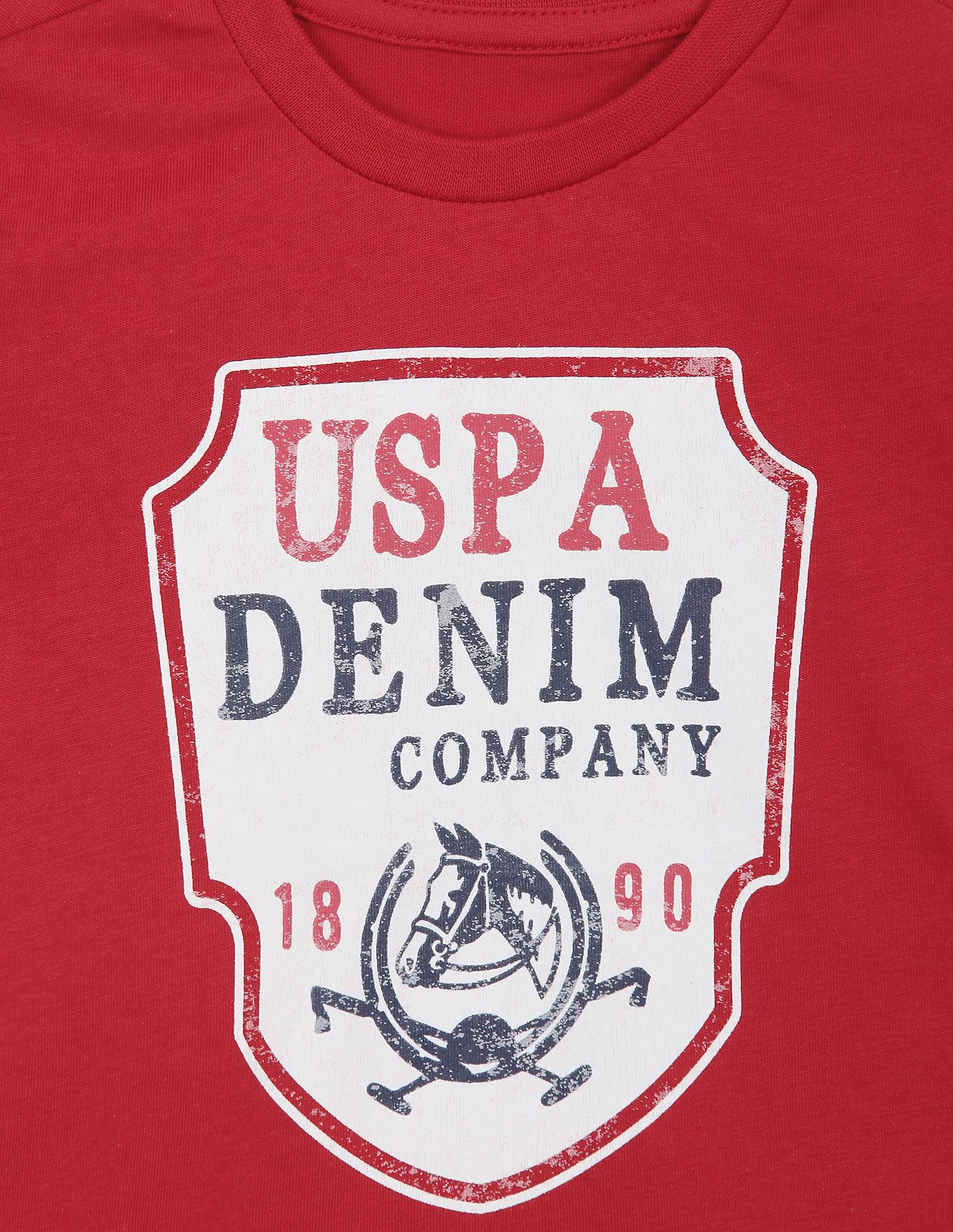 Cotton Brand Print T-Shirt - Image 3