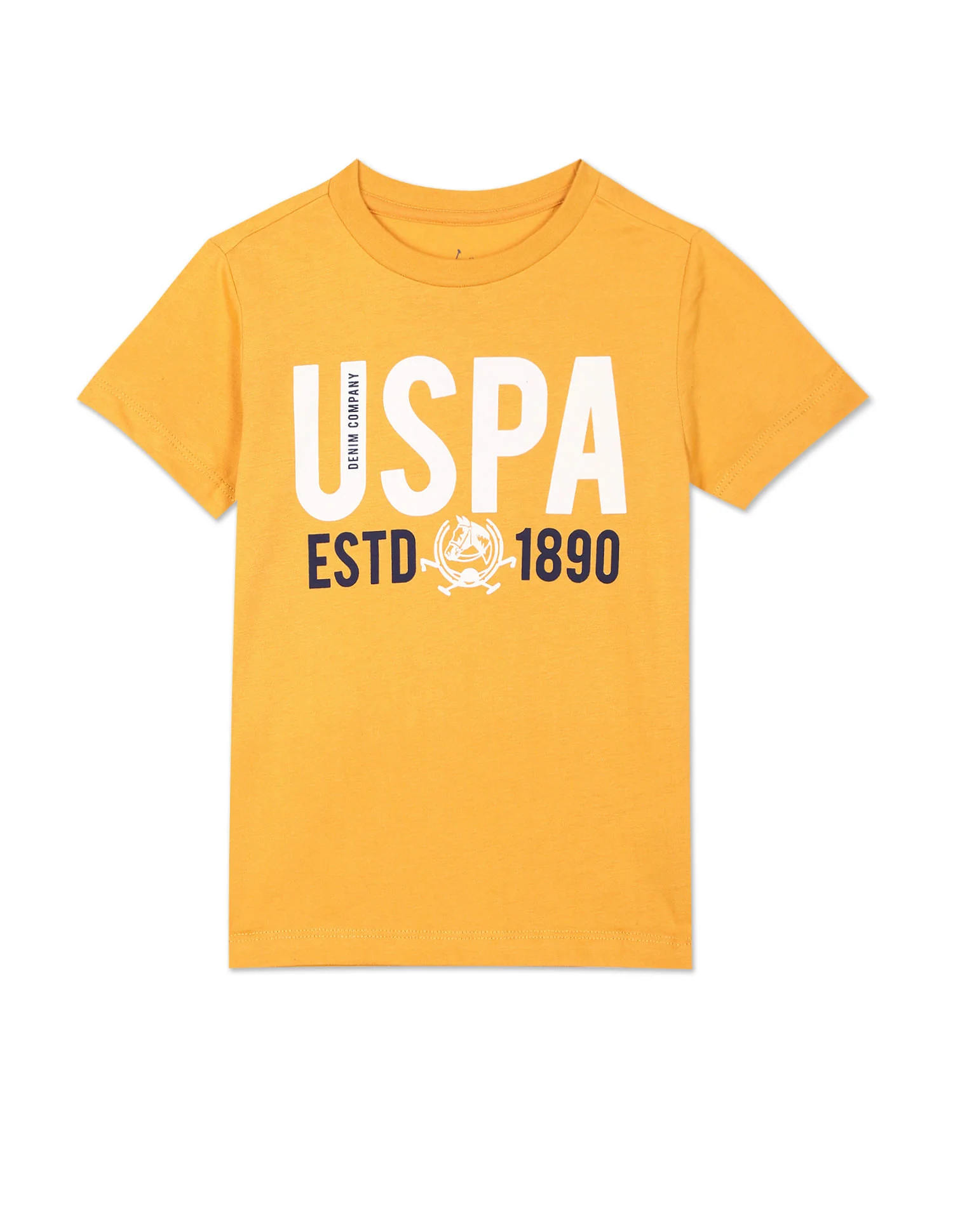 Cotton Brand Print T-Shirt