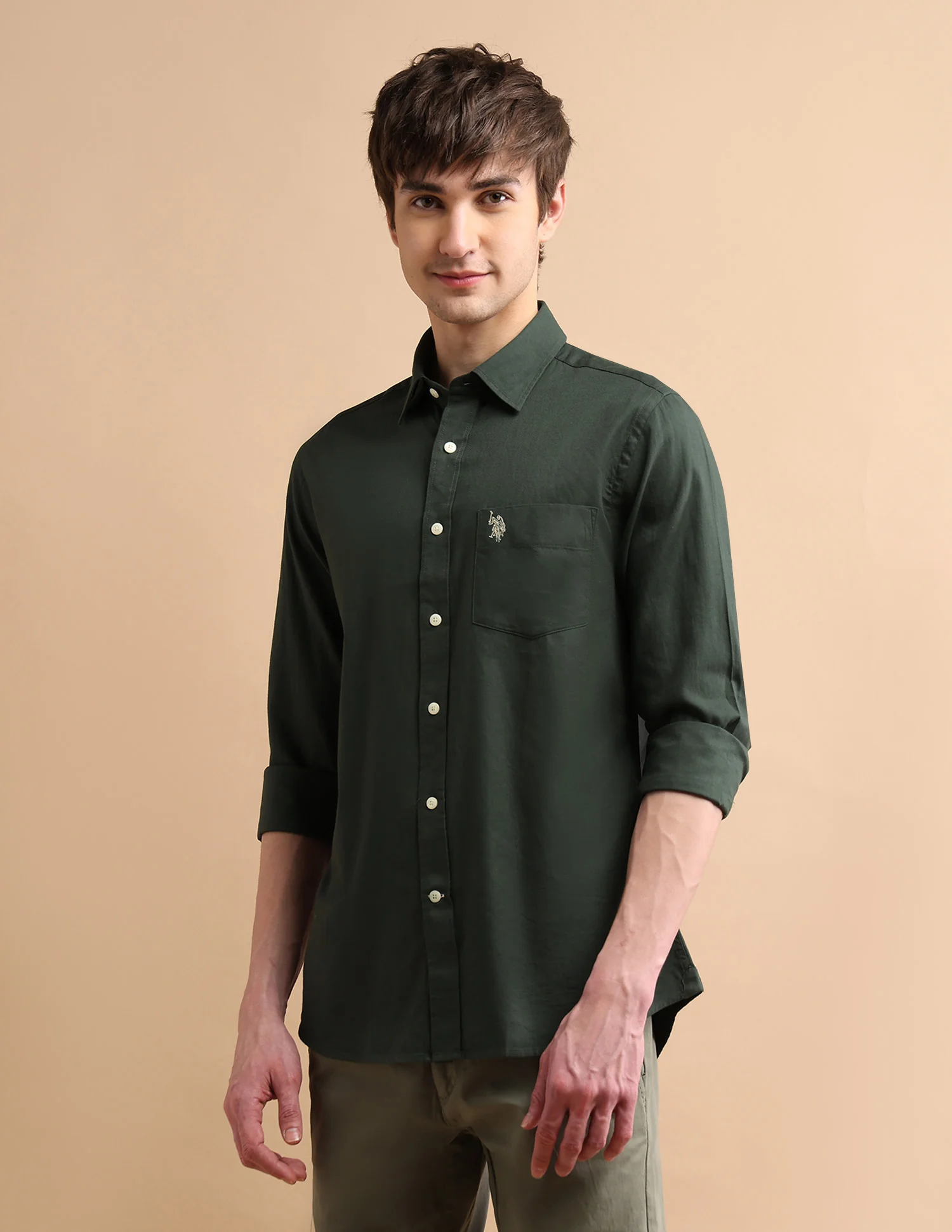 Cotton Dobby Shirt - Image 4