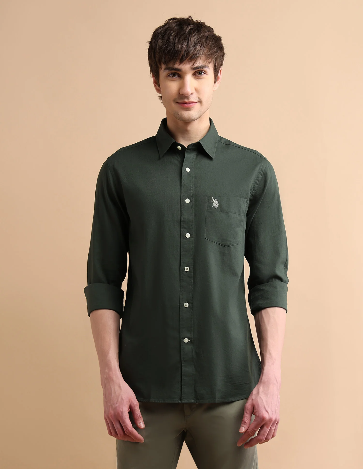 Cotton Dobby Shirt - Image 6