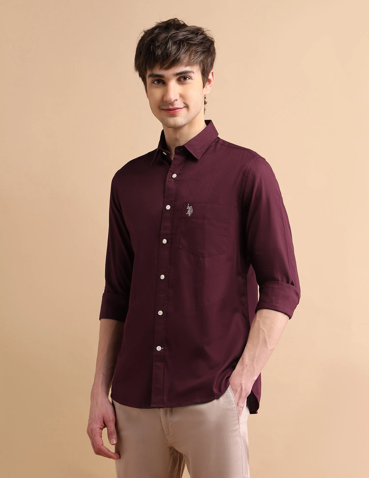 Cotton Dobby Shirt - Image 4